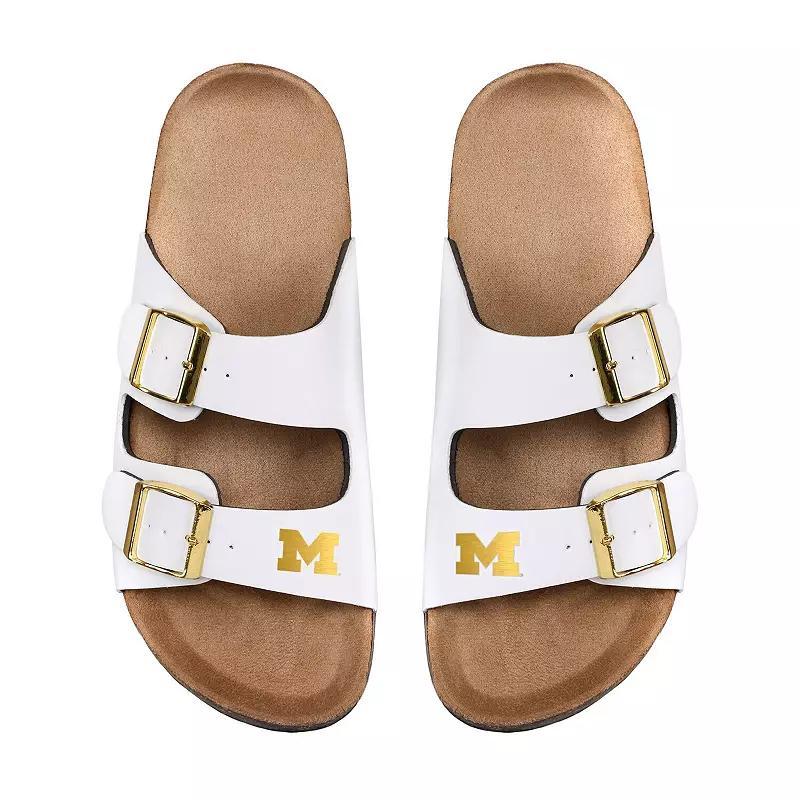 Women's FOCO Boston Bruins Double-Buckle Sandals, Size: 5/6, White Product Image