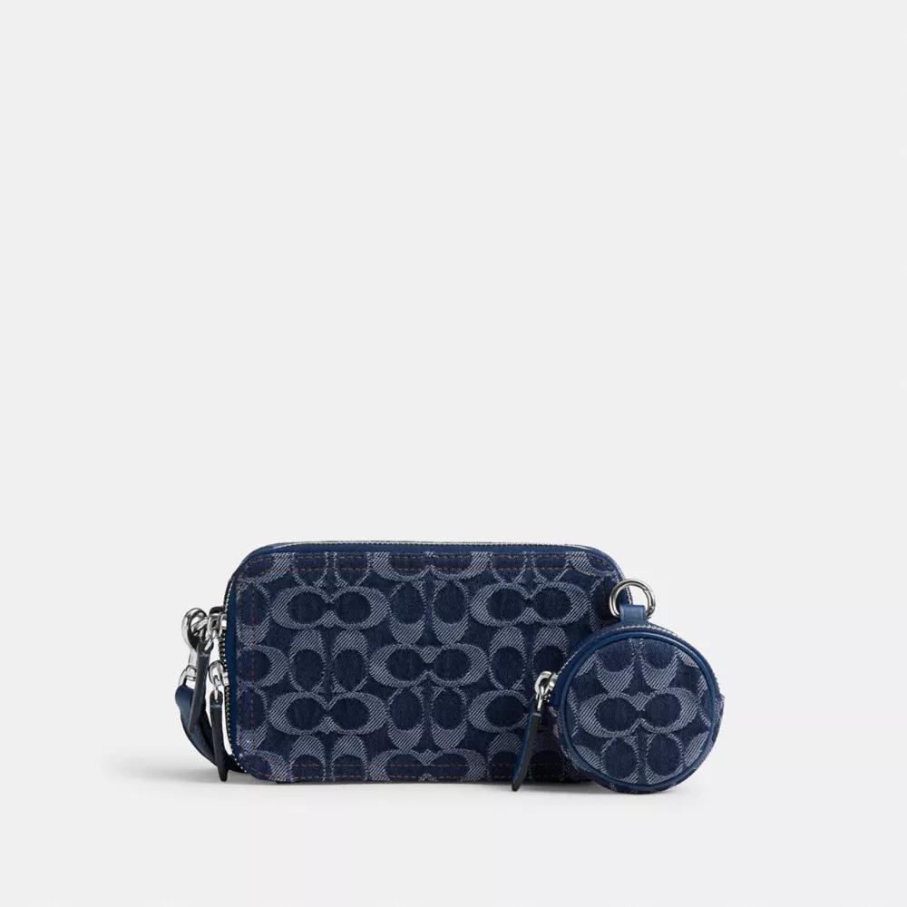 Charter Slim Crossbody Bag In Signature Denim Product Image