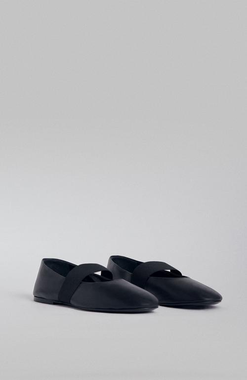 CO Slip On Ballerina In Black Product Image