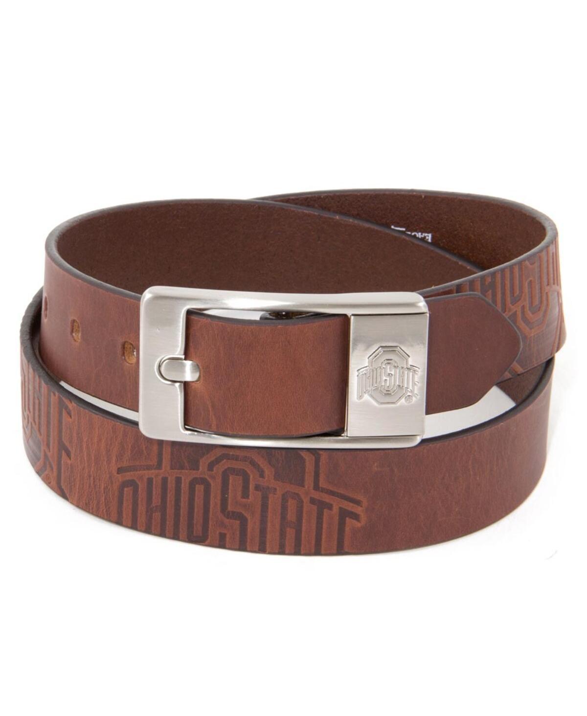 Men's Michigan State Spartans Brandish Leather Belt, Size: 38, Team Product Image