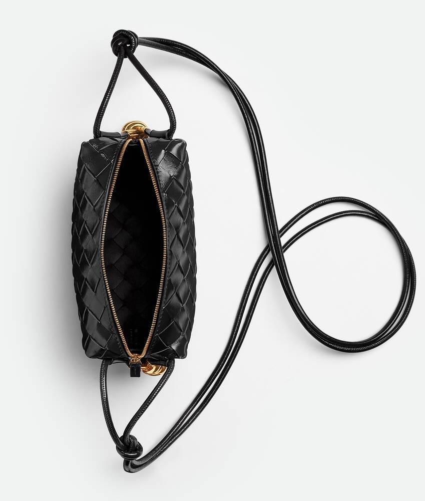 Women's Mini Loop Metal Knots in Black Product Image