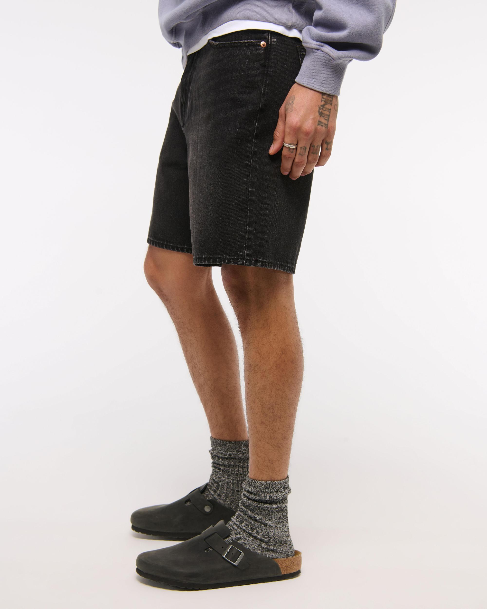 Loose Denim Short Product Image