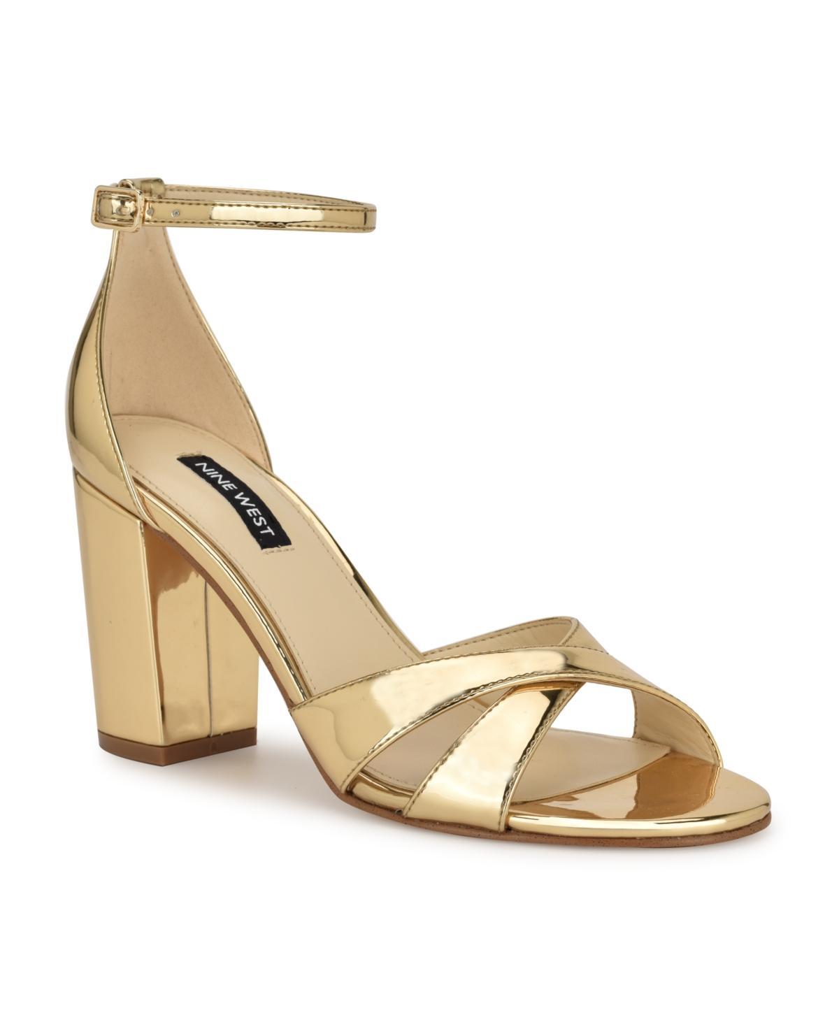 Nine West Saile Women's Dress Sandals, Size: 6, Black Patent Product Image