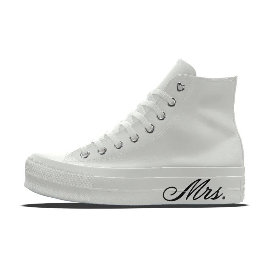 Custom Wedding Chuck Taylor All Star Lift Platform By You Product Image