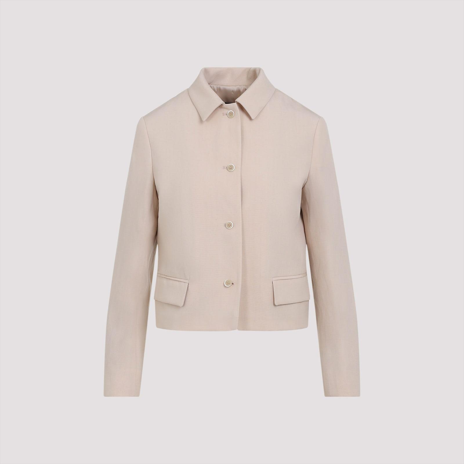 FABIANA FILIPPI Long-sleeved Casual Jacket In Red Product Image