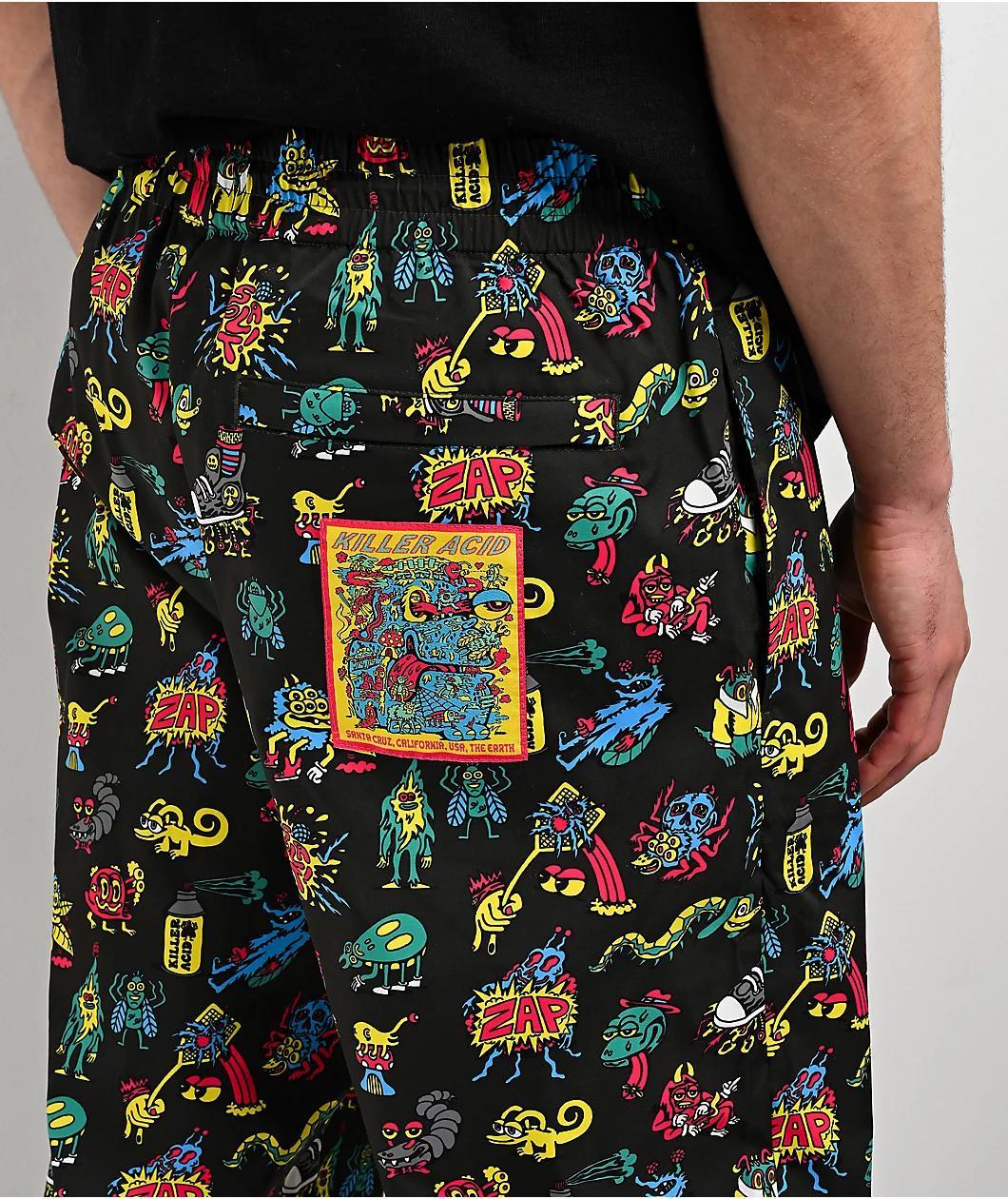 Killer Acid Pest Control Black Track Pants Product Image