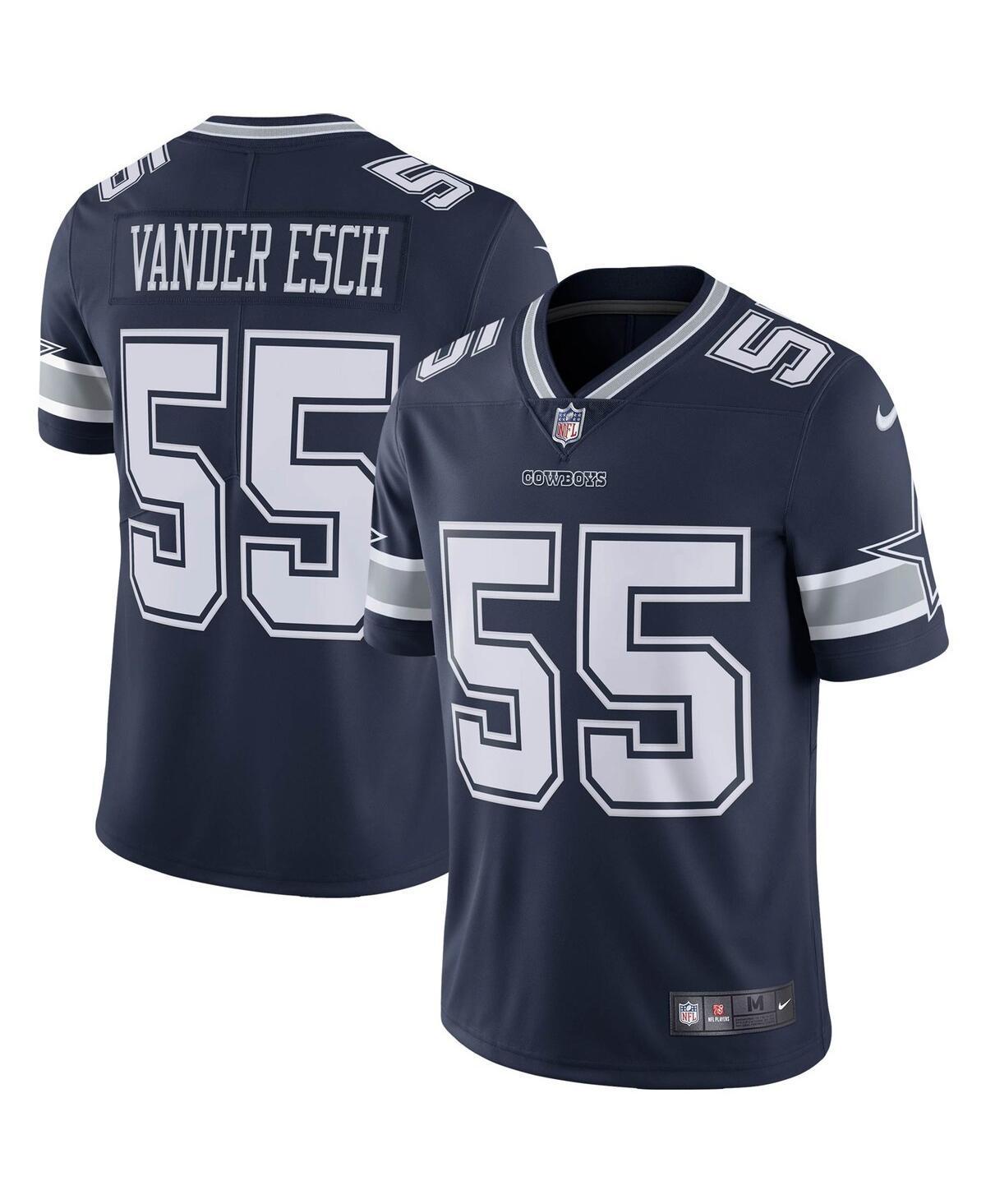 Men's Nike Leighton Vander Esch Navy Dallas Cowboys Vapor Limited Player Jersey, Size: XL, Blue Product Image