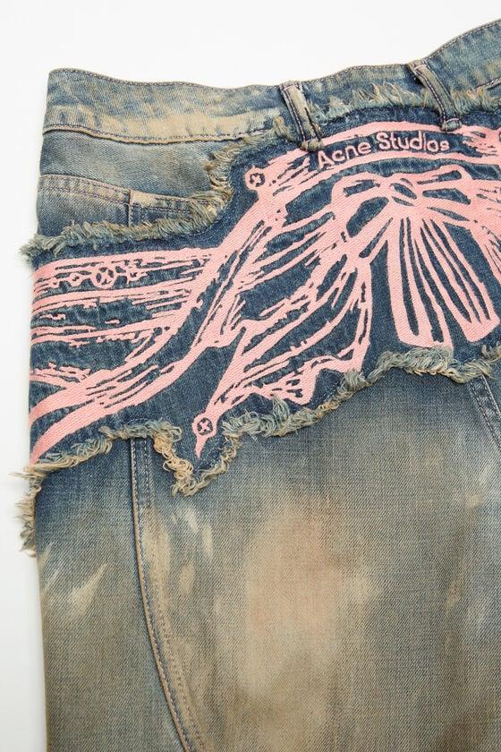 Loose fit denim trousers Product Image
