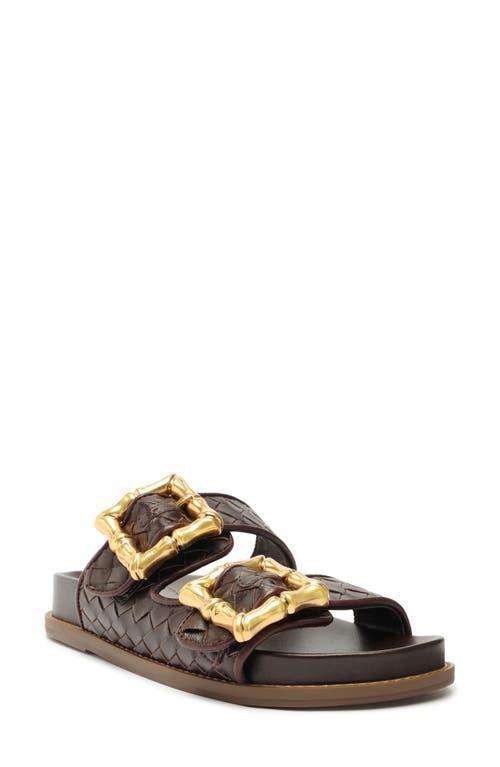Womens Enola Woven Leather Sandals Product Image