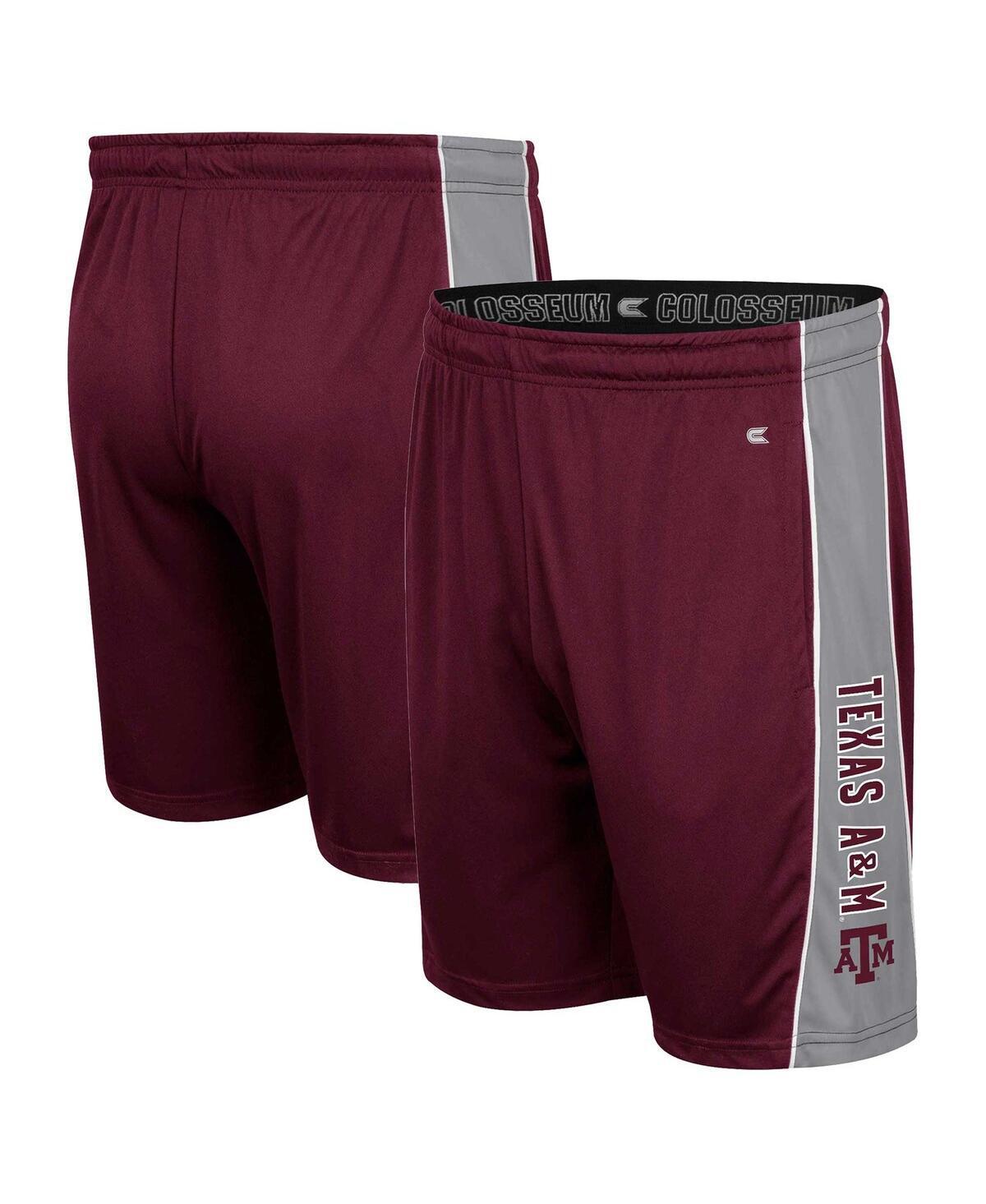 Men's Colosseum Maroon Texas A&M Aggies Panel Shorts, Size: Small, Red Product Image