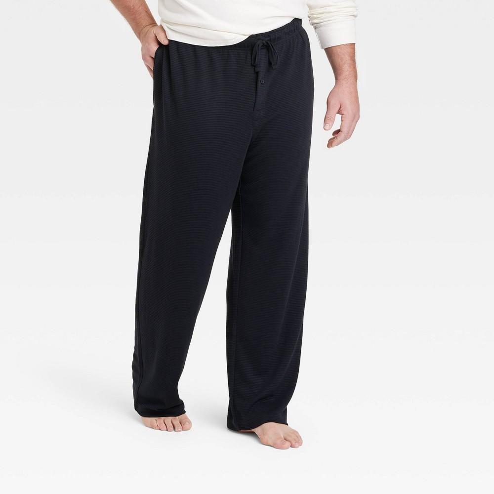 Men's Big & Tall Ottoman Elevated Knit Pajama Pants - Goodfellow & Co™ Gray 5XLT Product Image