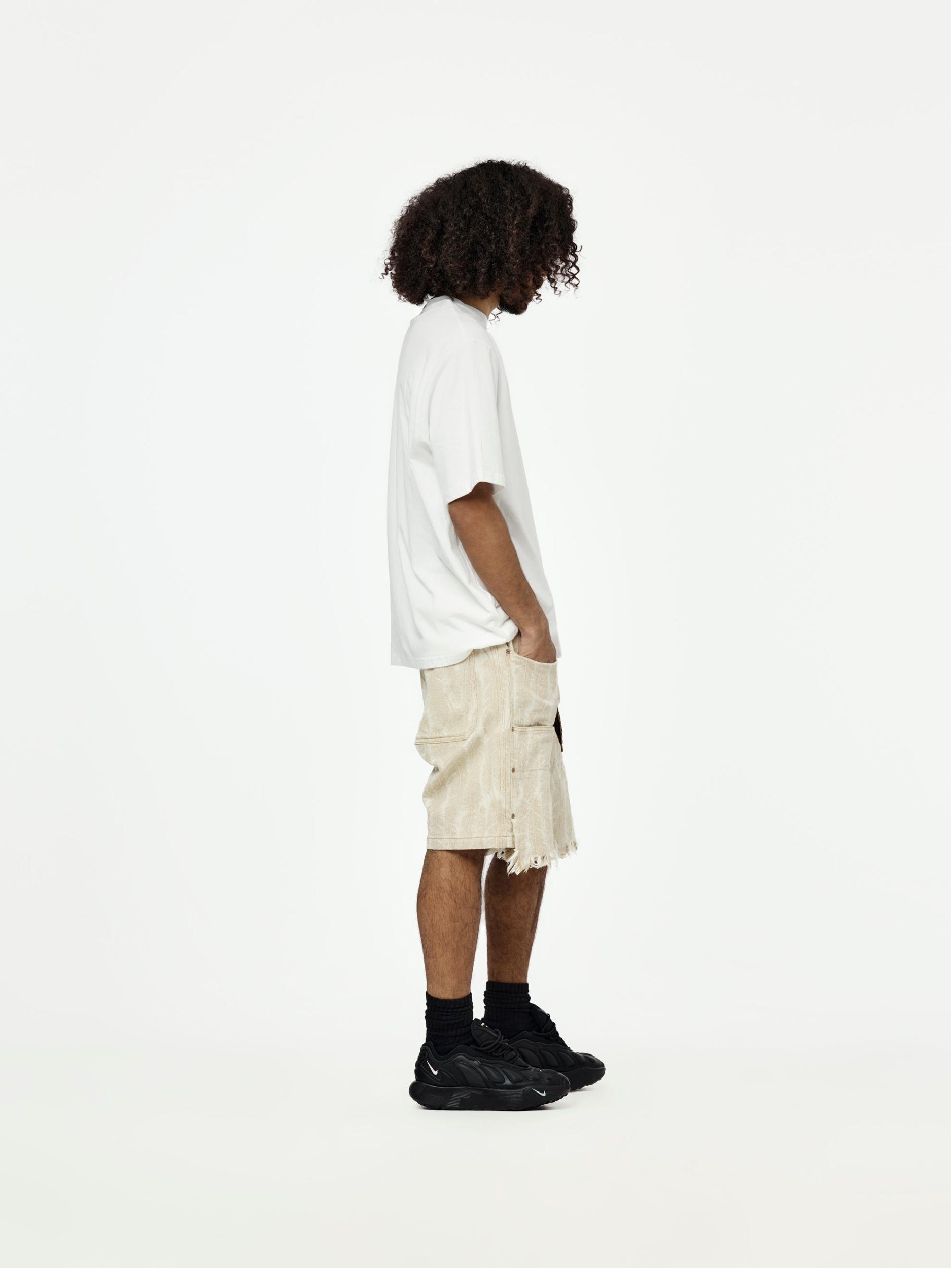 12oz MAGPIE Denim W-Knee EASY Shorts Product Image