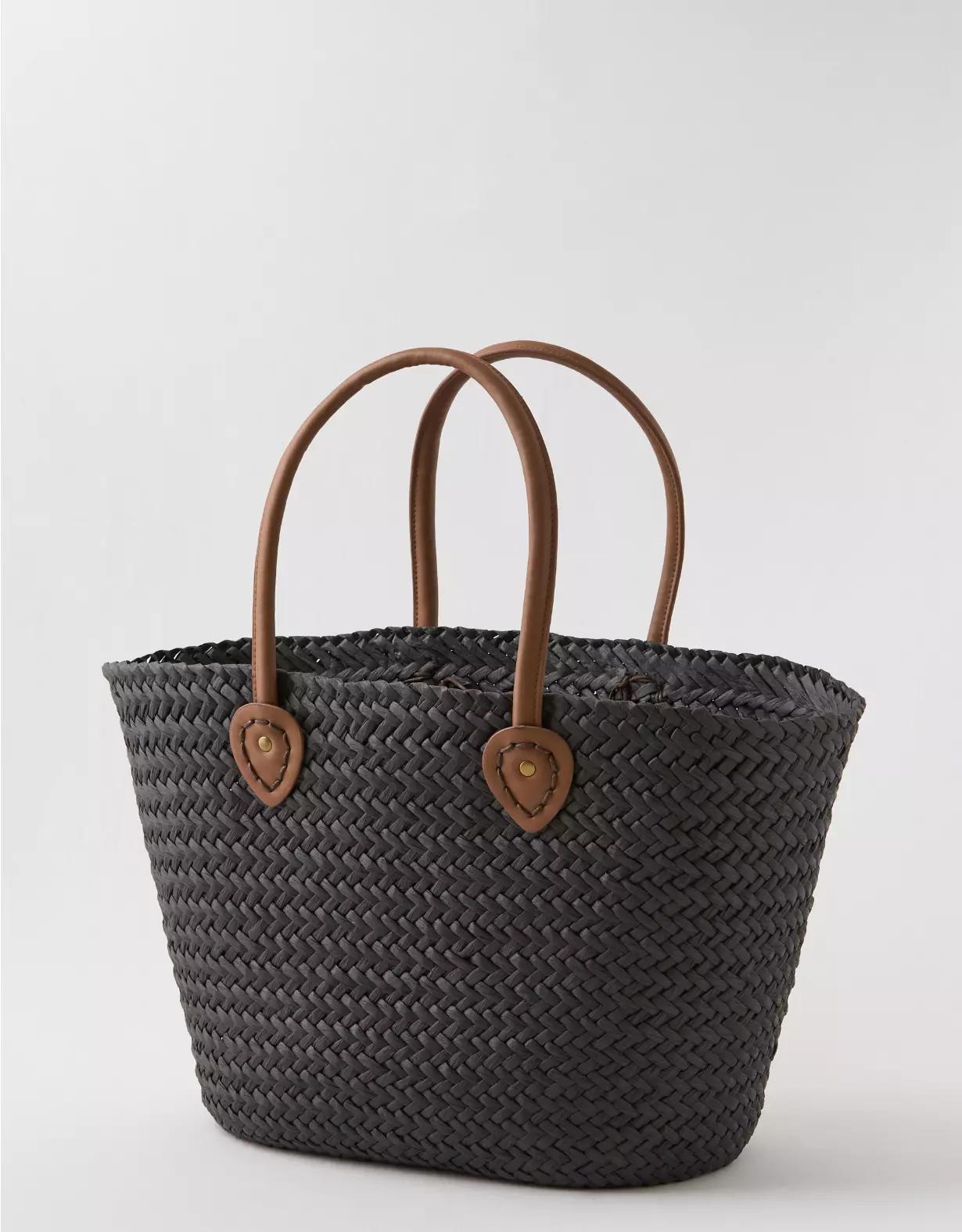 Aerie Oversized Woven Straw Bag Product Image