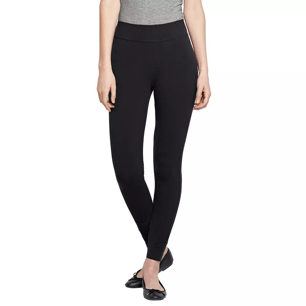 Women's Lands' End Starfish Knit Leggings, Size: XL Tall, Black Product Image