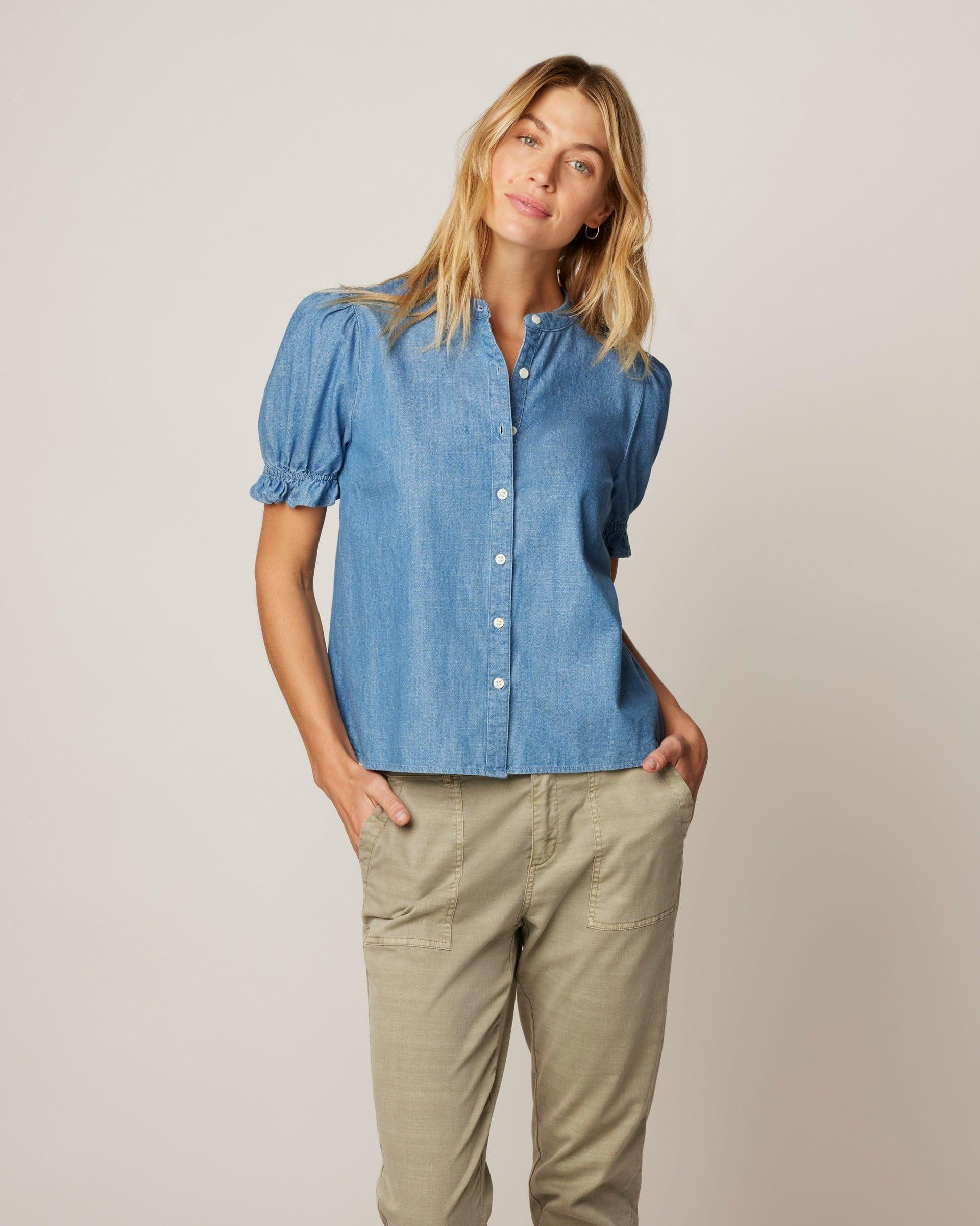 Natalia Button-Up Blouse Female Product Image