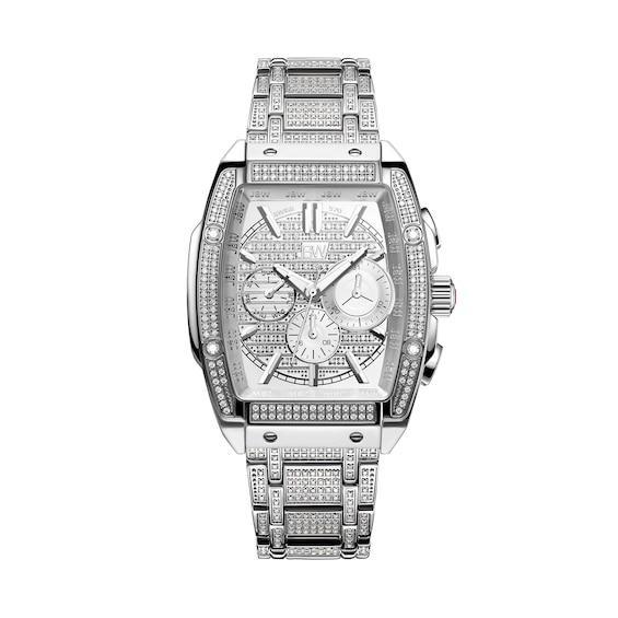 Men's Limited Edition JBW Echelon PS Diamond and Ruby Accent Chronograph Watch with Tonneau Dial (Model: Ps570B) Product Image
