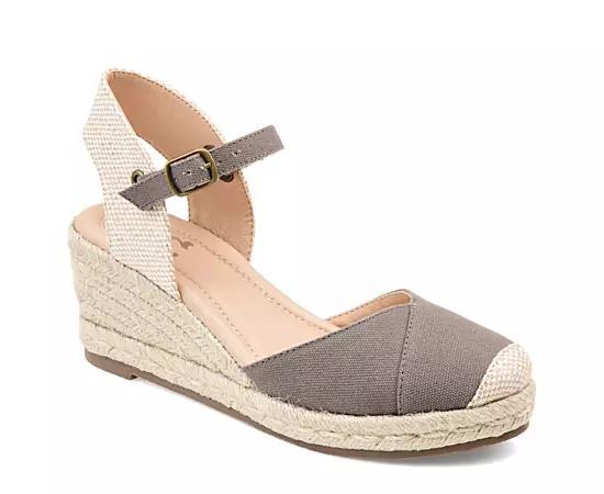 Journee Ashlyn Womens Wedges Blue Product Image