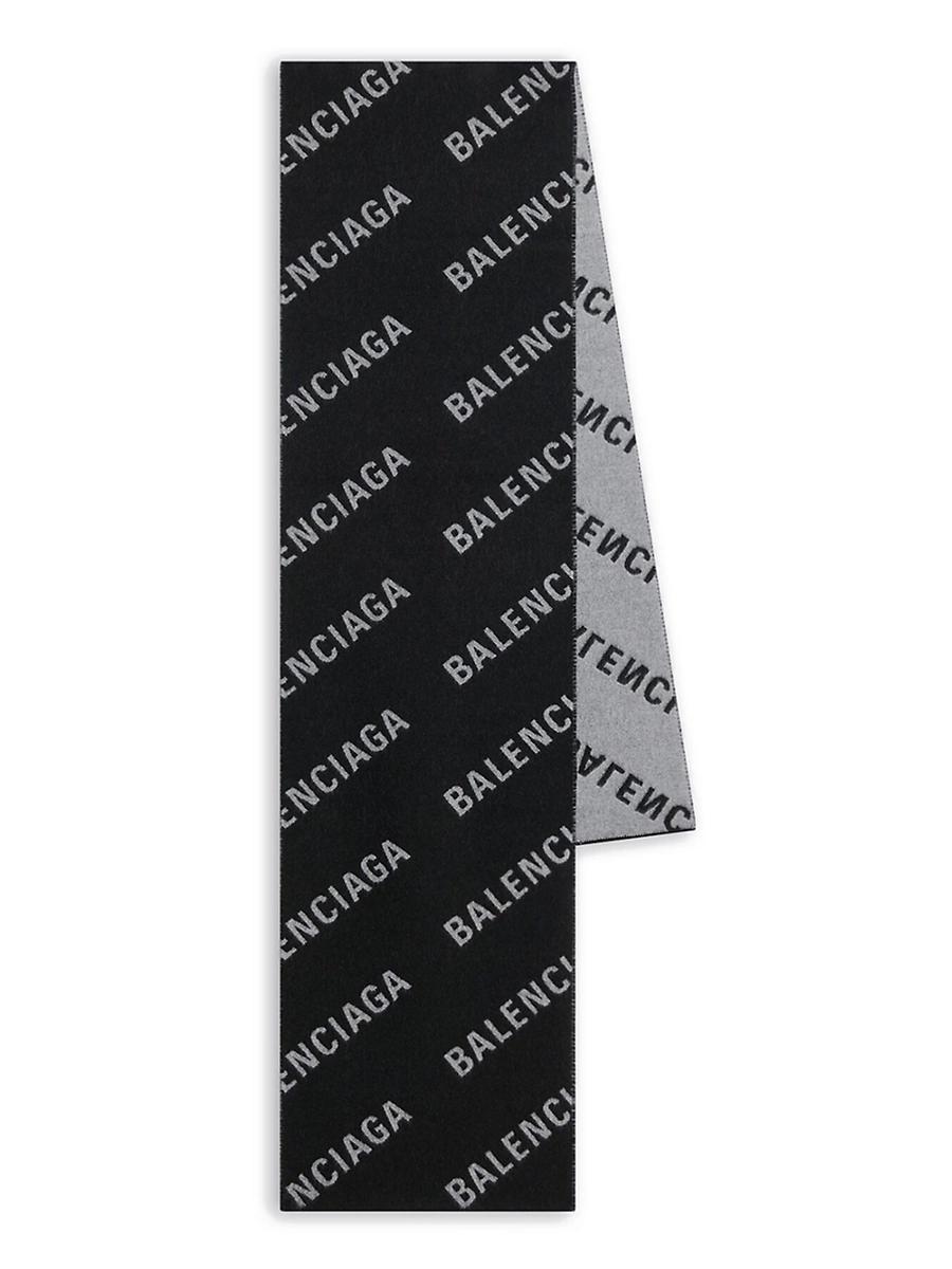 Womens Allover Logo Macro Scarf Product Image