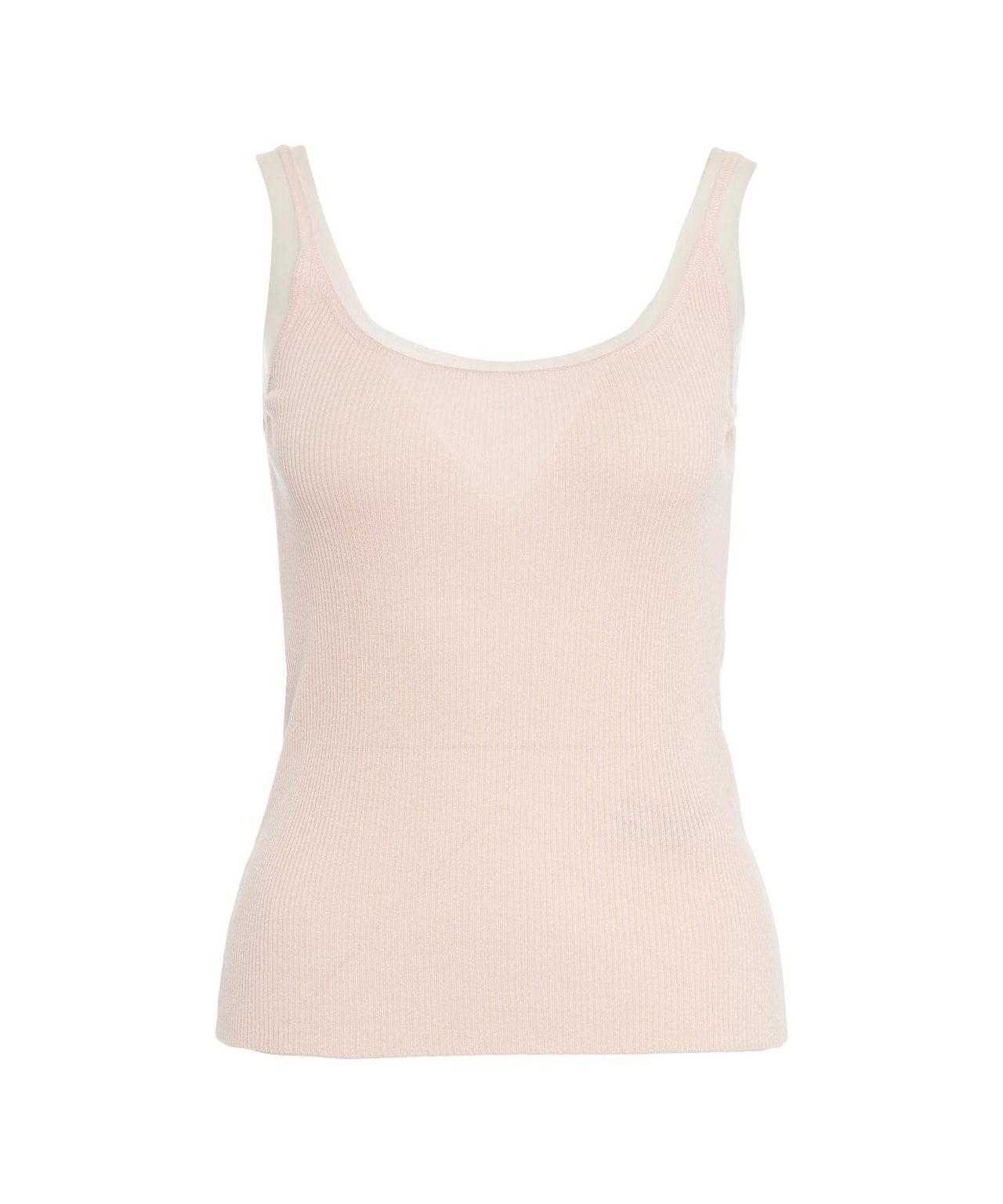 Top with tulle insets Product Image