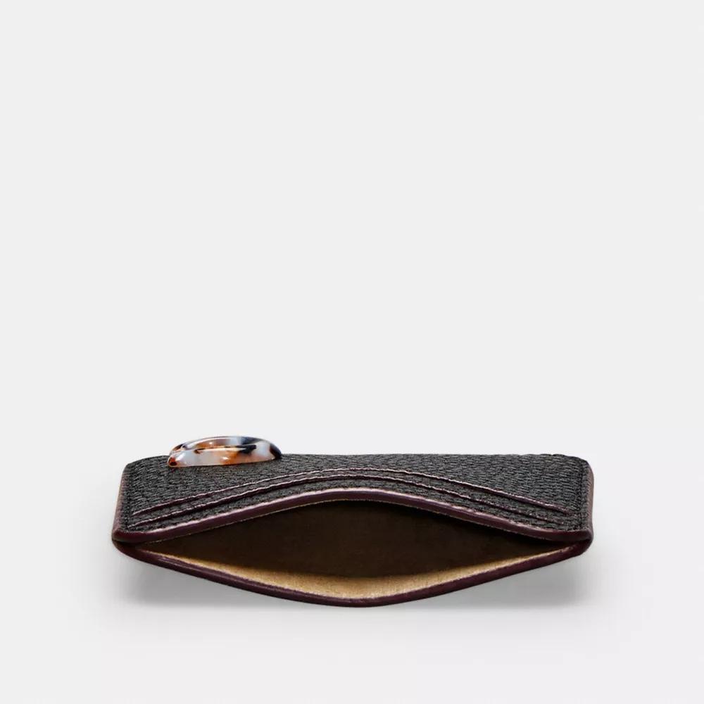 Wavy Card Case In Coachtopia Leather Product Image