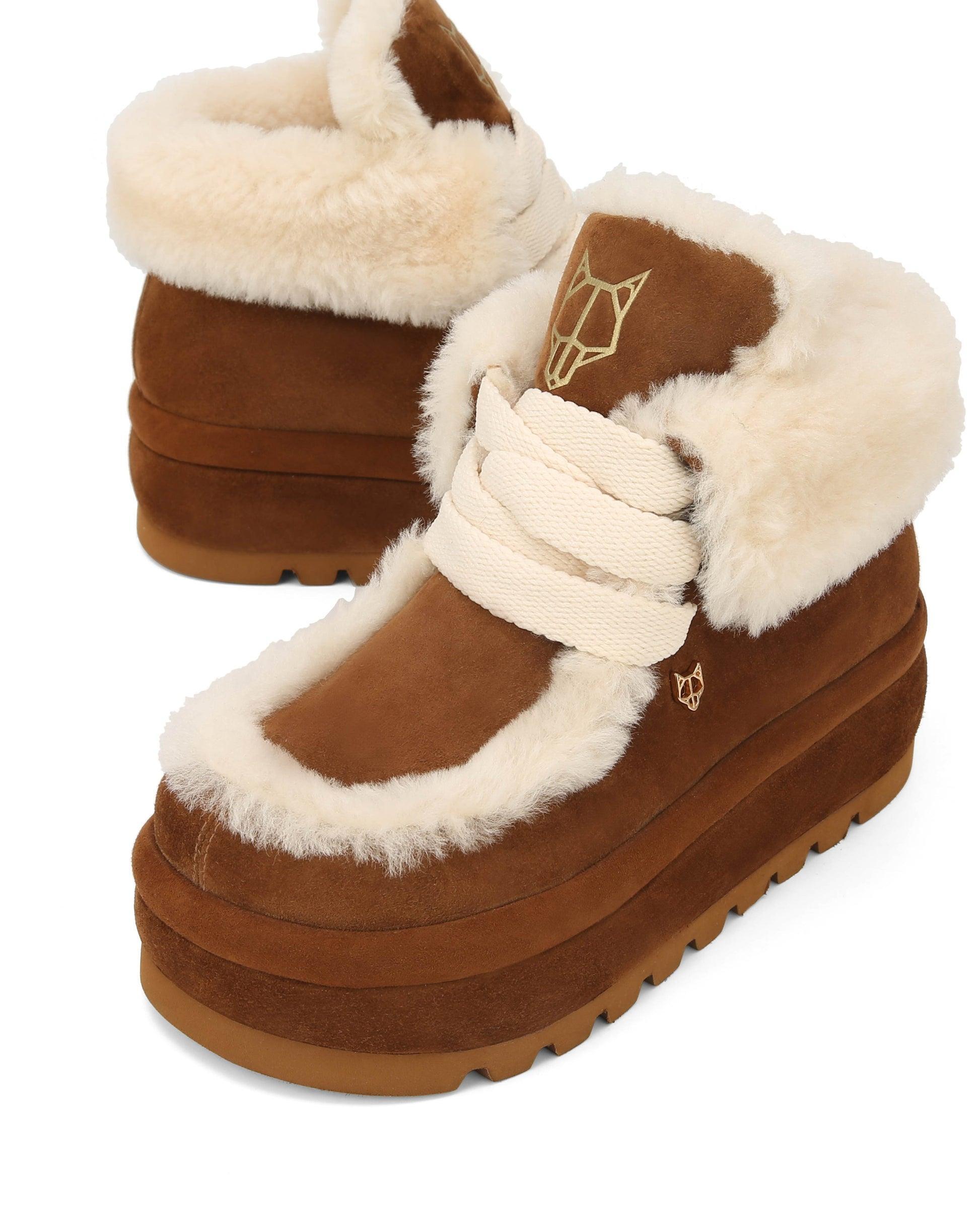 Bambi Tan Suede/Shearling Product Image