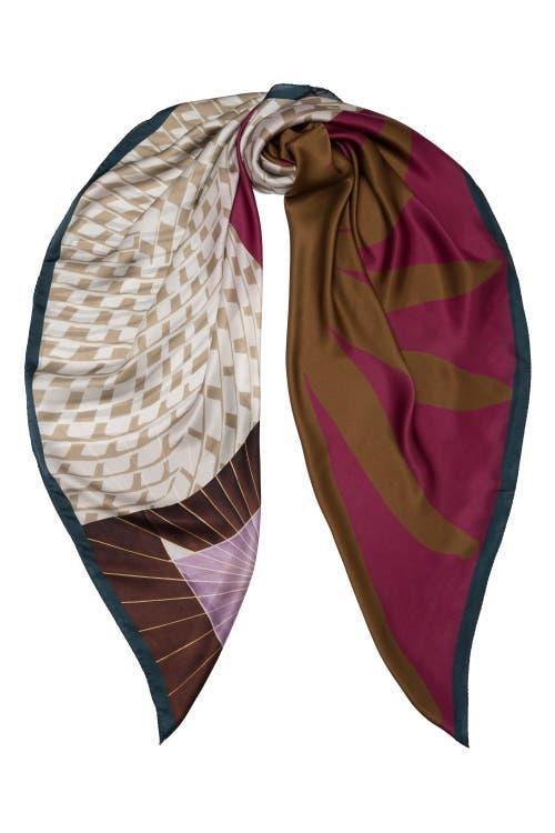 Elizabetta Virginia - Large Silk Scarf Shawl for Women in Rouge Pink at Nordstrom Product Image