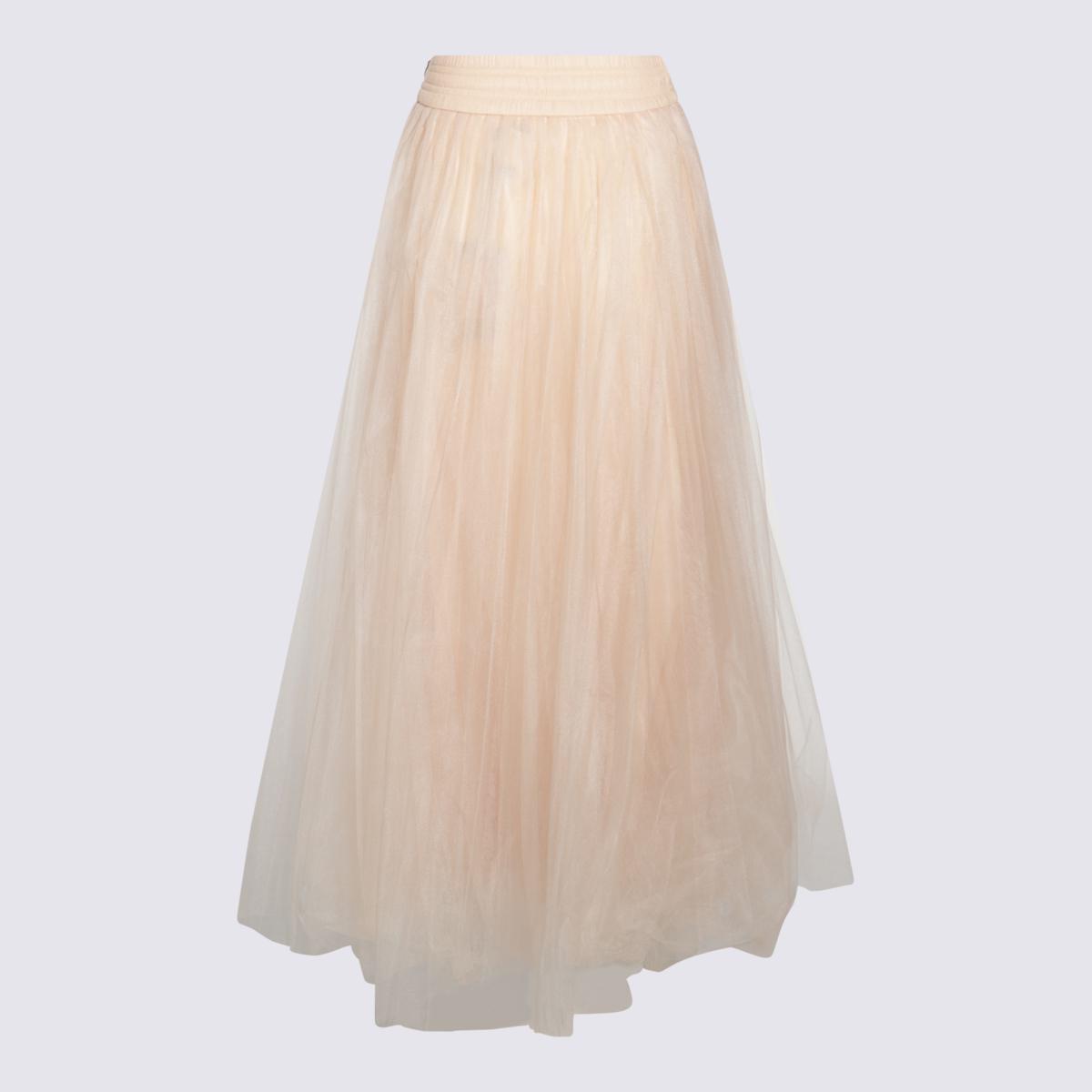 FABIANA FILIPPI Beige Skirt In Powder Product Image
