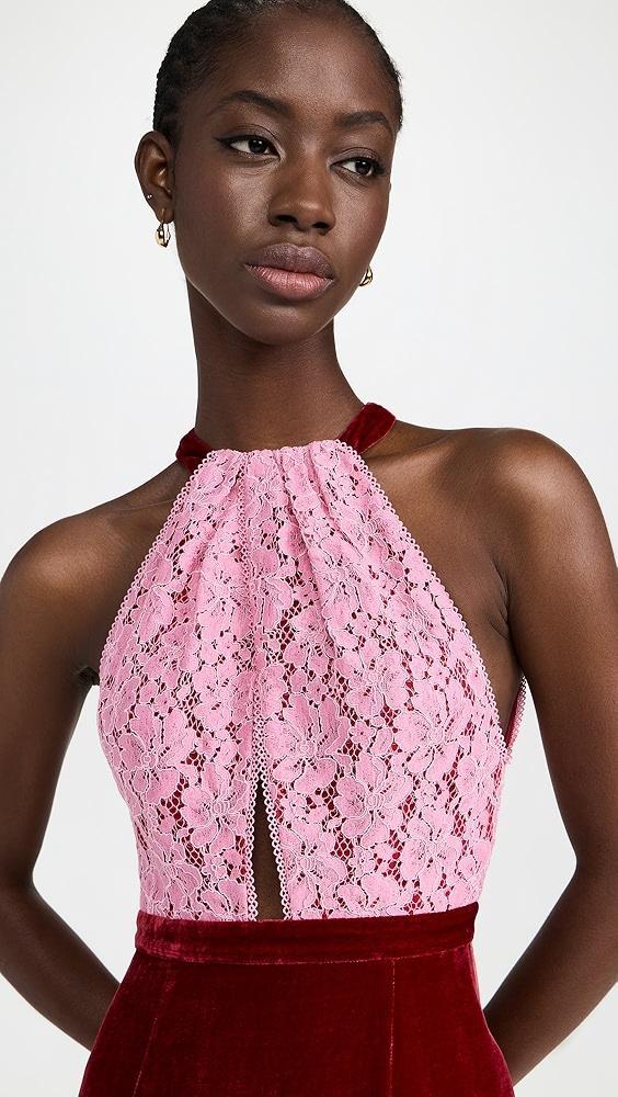 SALONI Wallis Velvet Dress | Shopbop Product Image