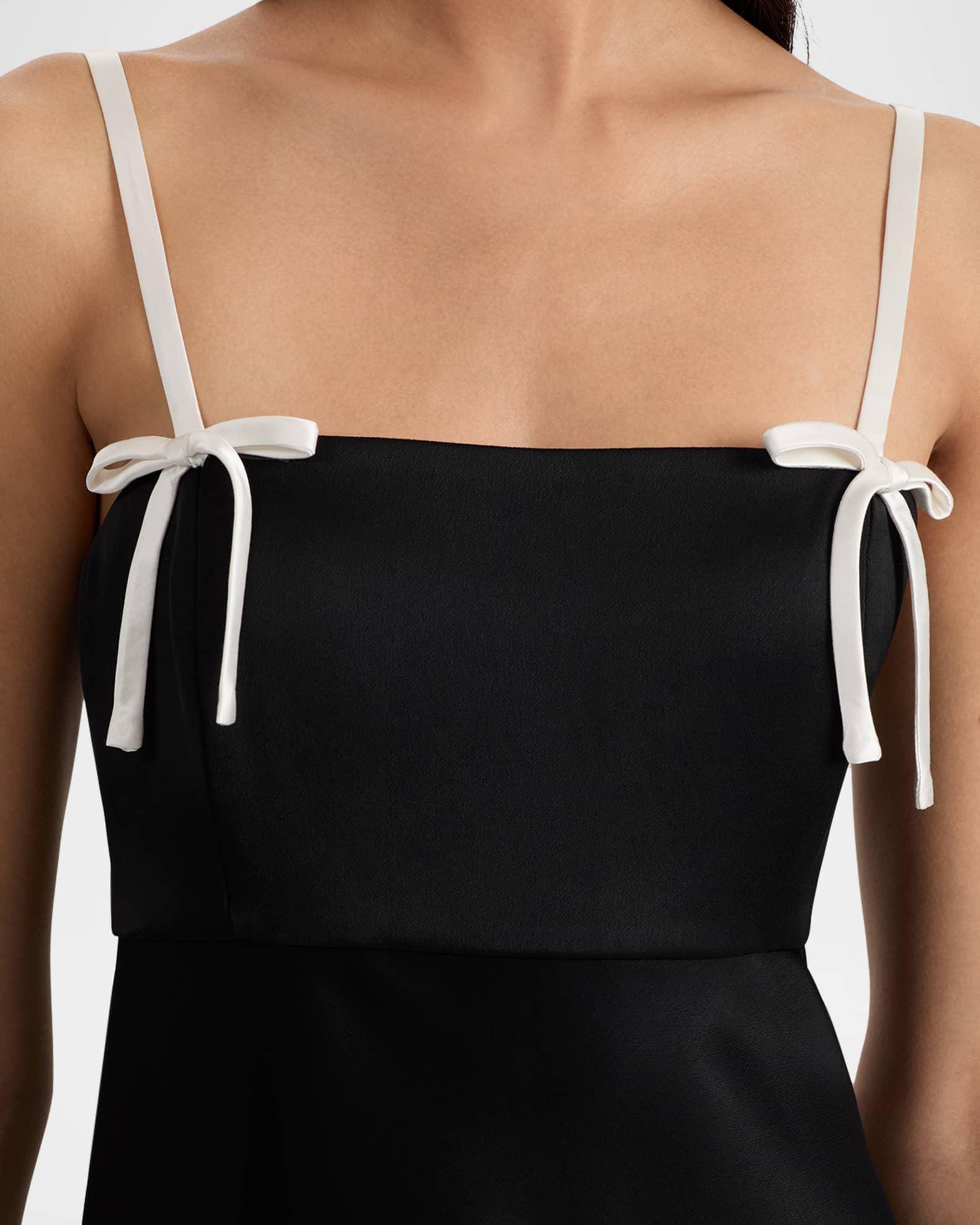 Morgan Babydoll Bow Detail Mini Dress Product Image