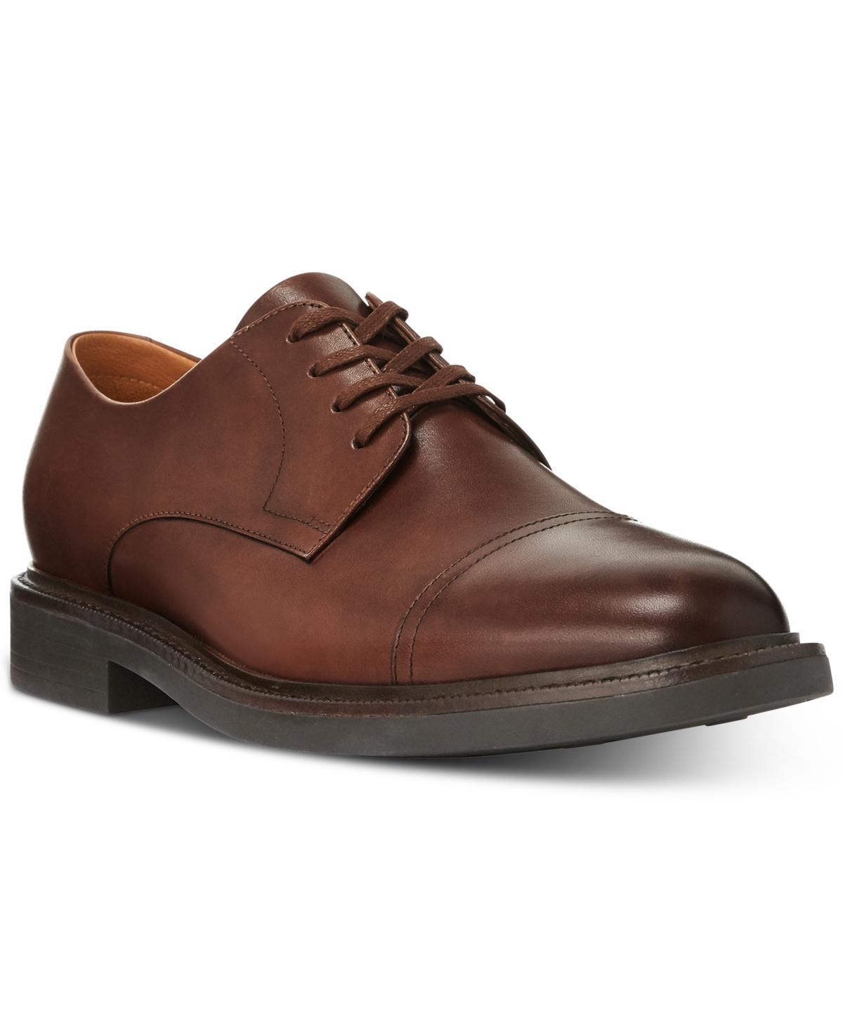 Mens Asher Cap-Toe Leather Oxfords Product Image