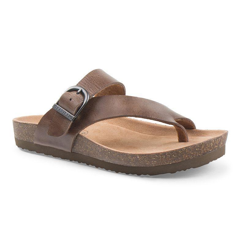 Eastland Shauna Women's Leather Sandals, Size: 5 Medium, Green Product Image