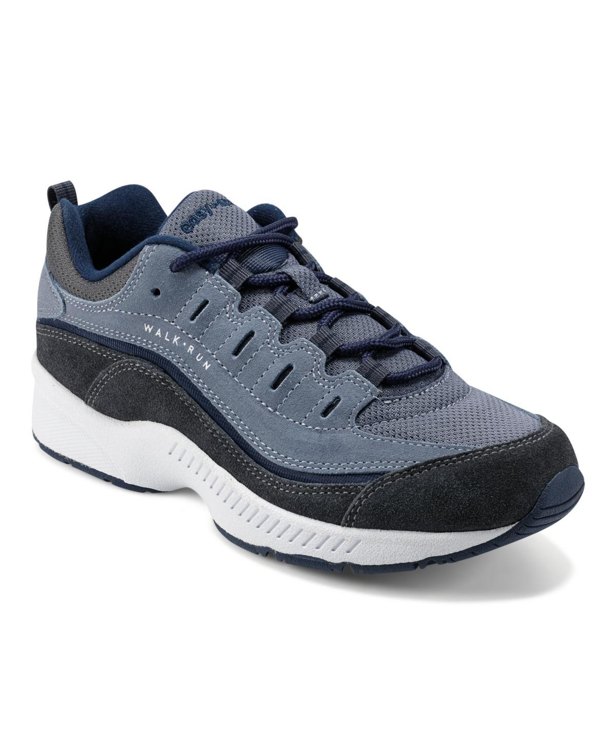 Easy Spirit Romy Womens Fashion Walking Sneakers Gray Blue Product Image