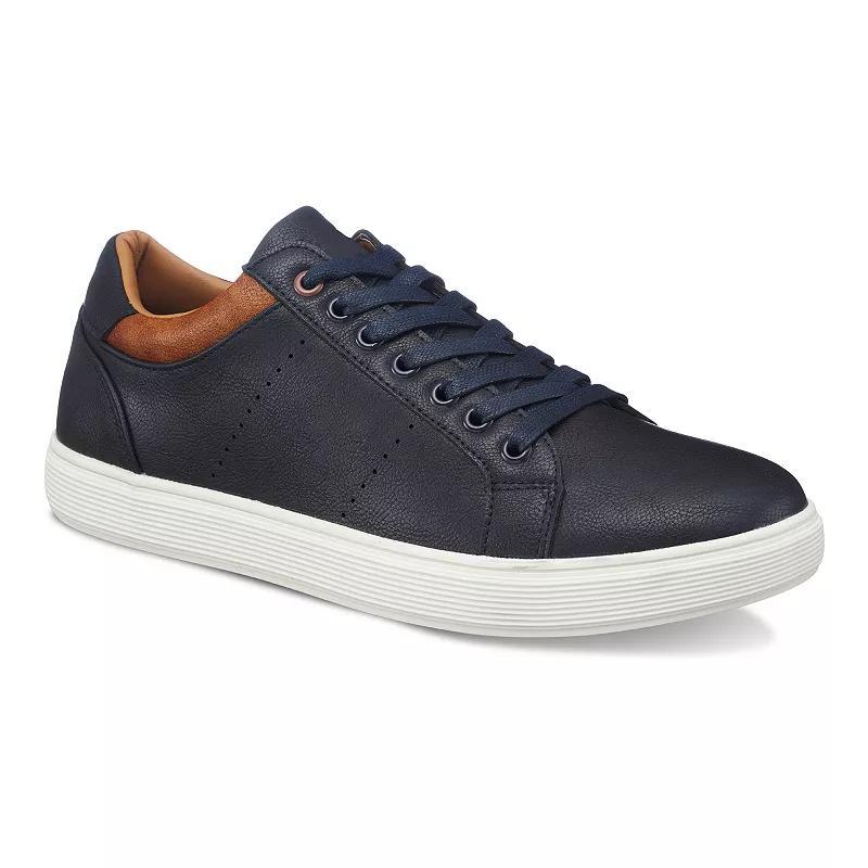 Aston Marc Men's Court Sneakers, Size: 8.5, White Product Image