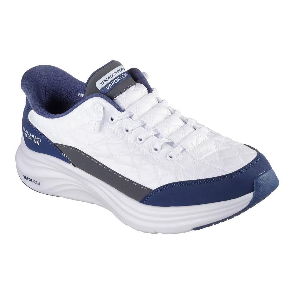 Skechers Hands Free Slip-ins® Contour Foam™ Cozy Fit Men's Sneakers, Size: 10, White Navy Product Image