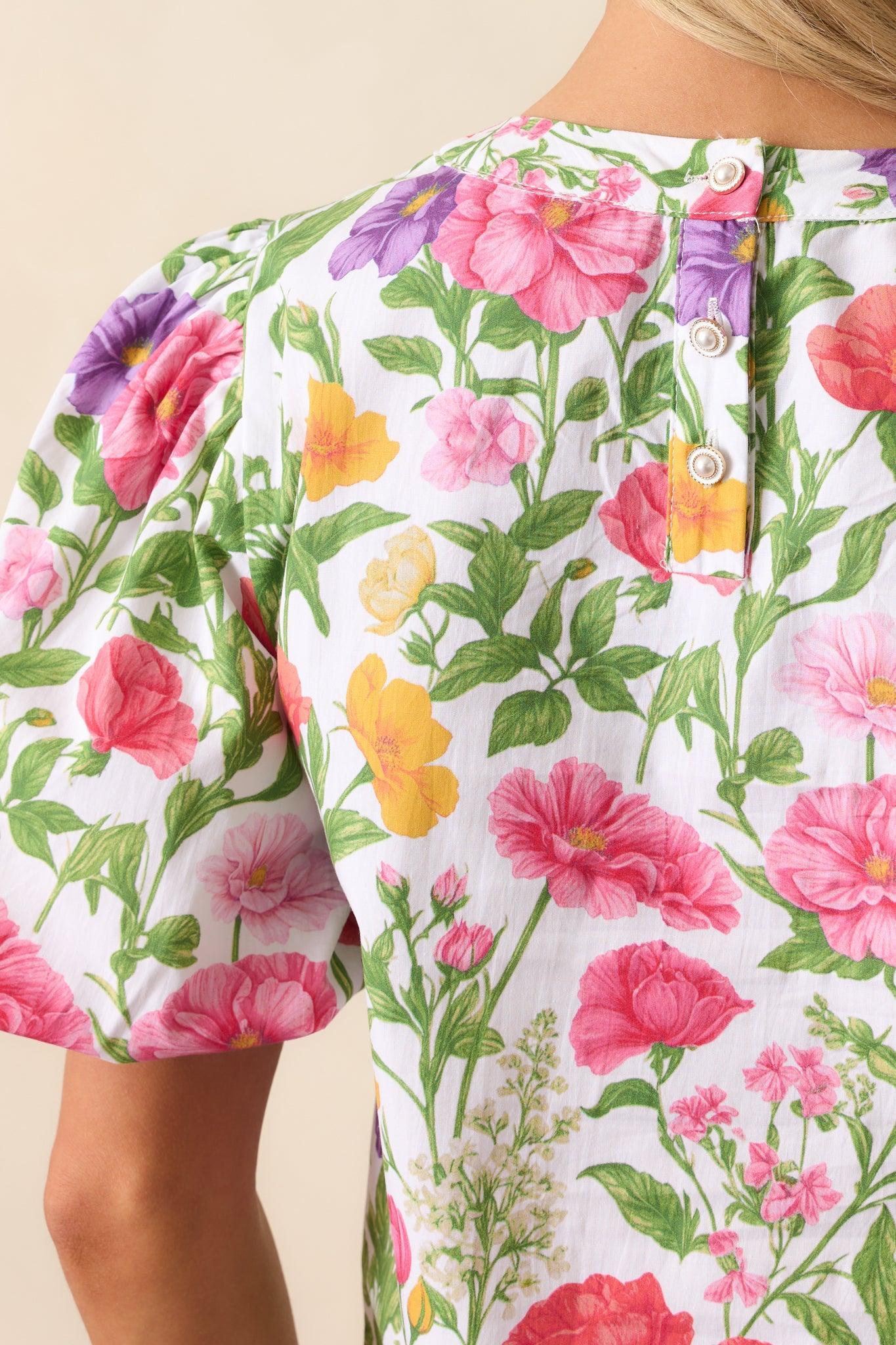 Lane Secret Garden Floral Cotton Top Product Image
