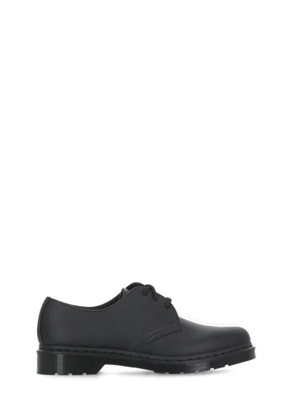 DR. MARTENS' Dr. Martens 1461 Mono Lace Up Shoes In Nero Product Image