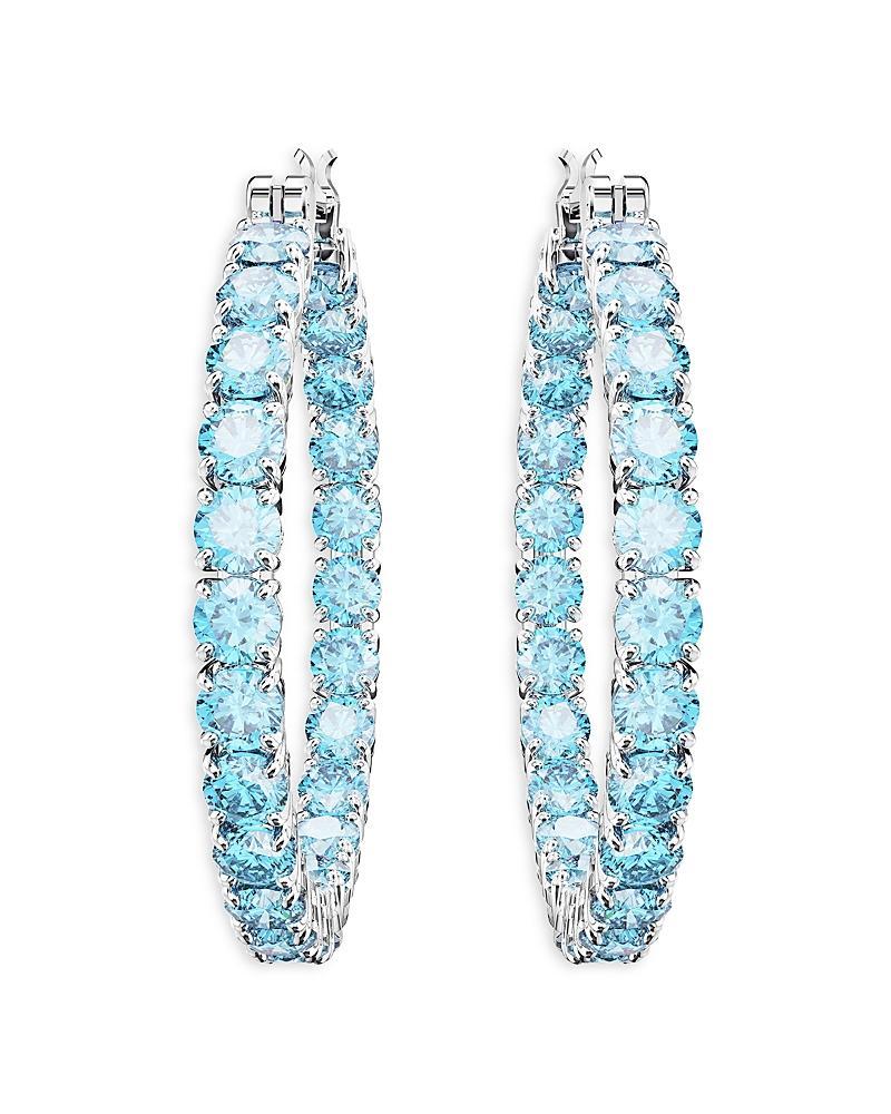 Swarovski Matrix Crystal Inside Out Hoop Earrings Product Image