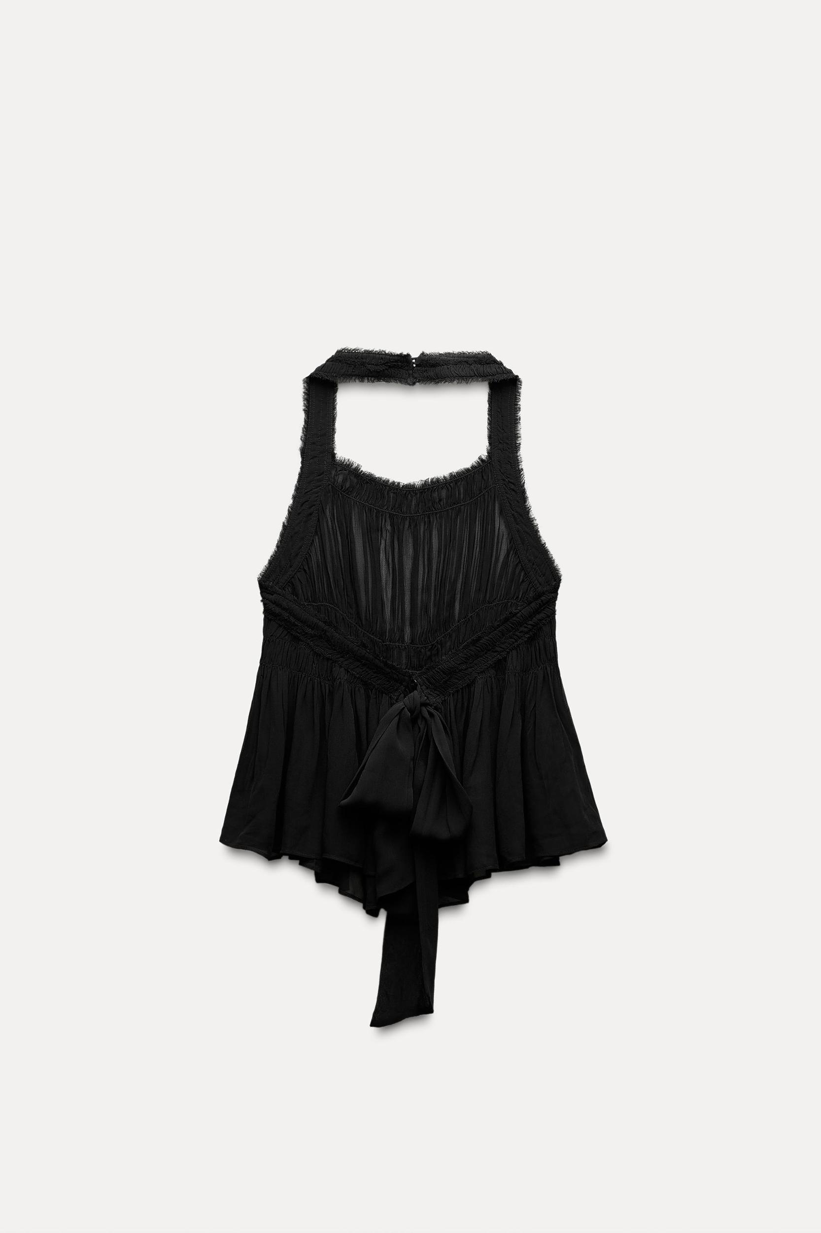 ZW COLLECTION GATHERED HALTER TOP Product Image
