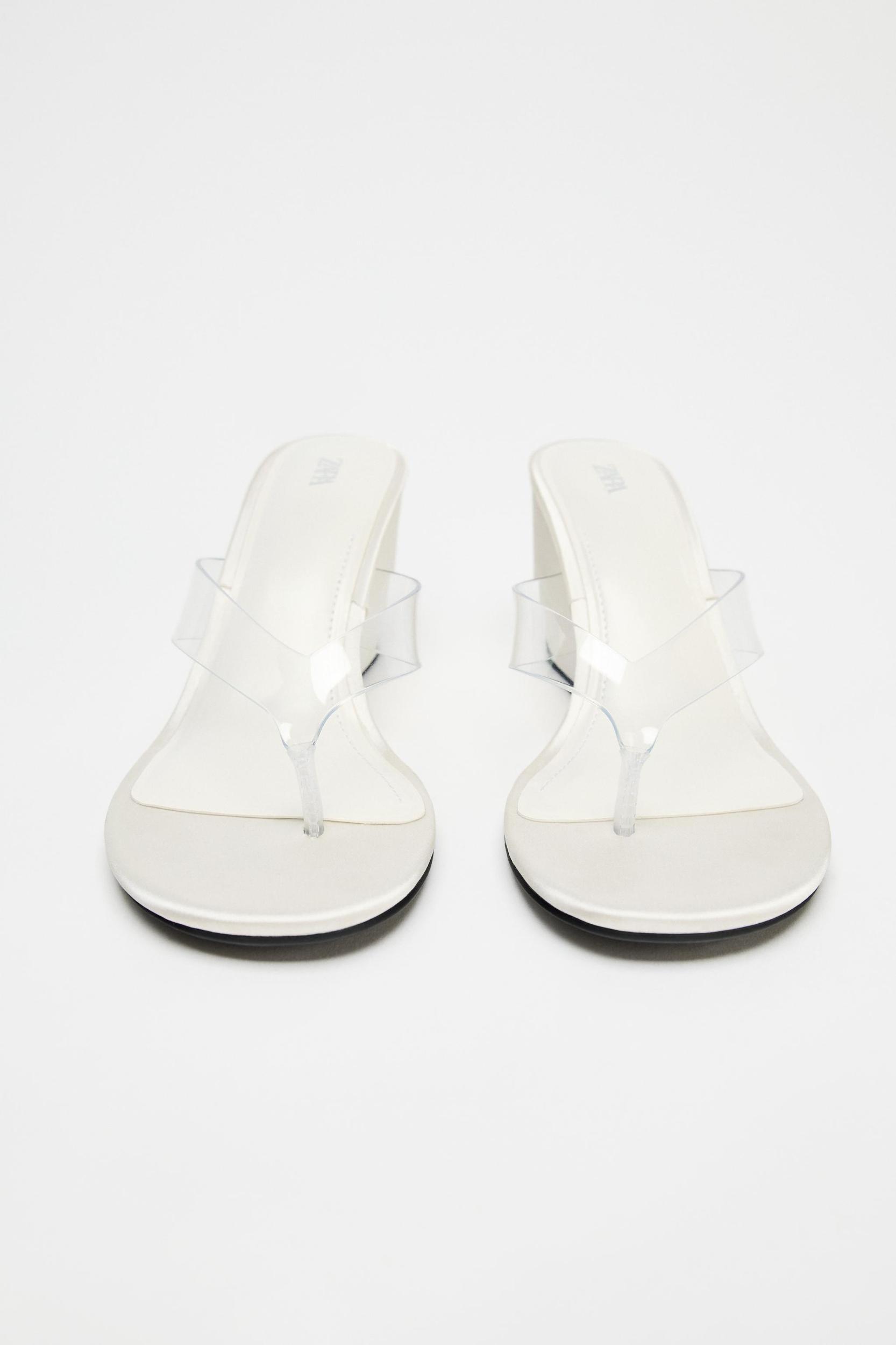 VINYL WEDGE SANDALS Product Image