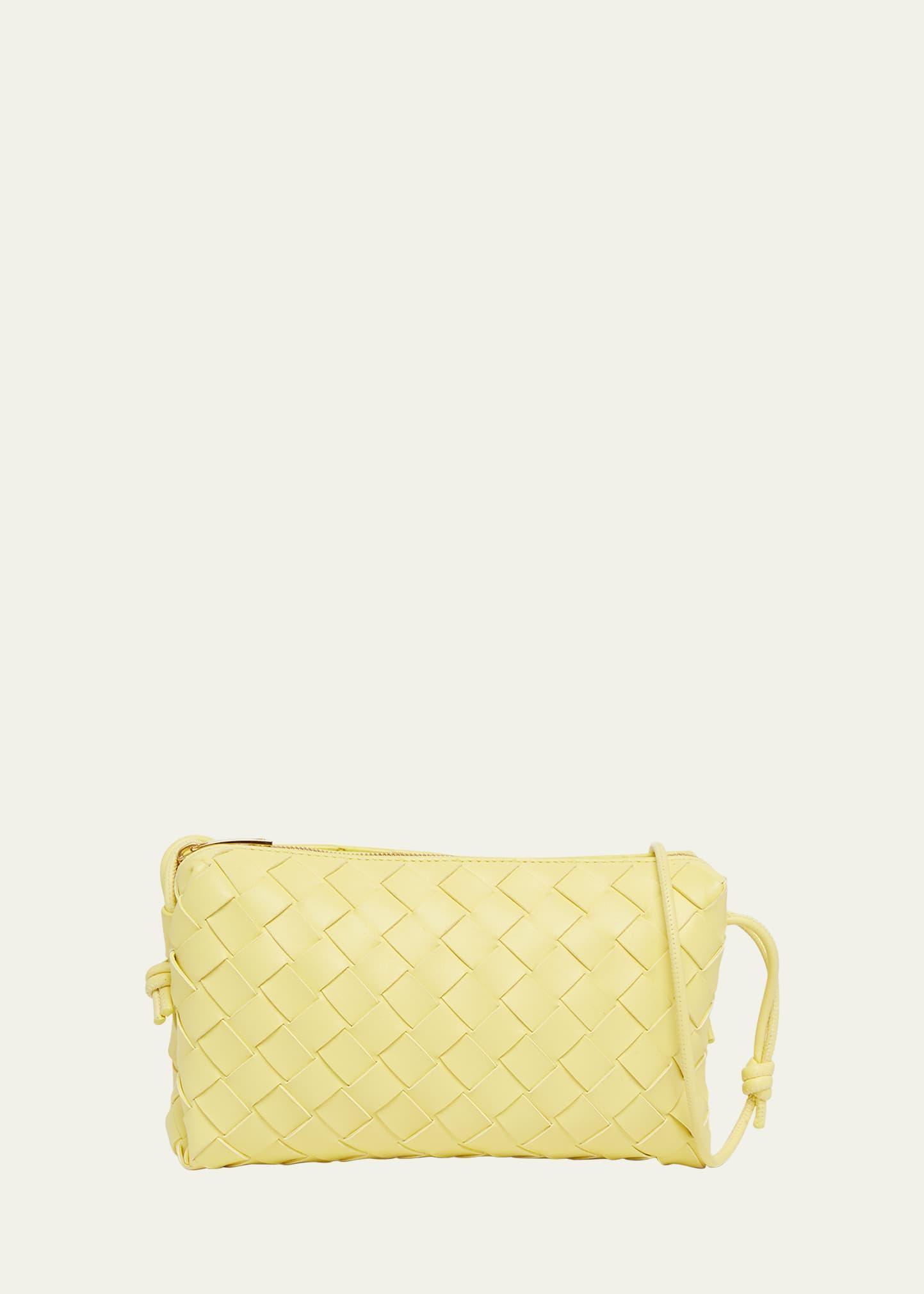 Womens Mini East-West Intrecciato Leather Shoulder Bag Product Image