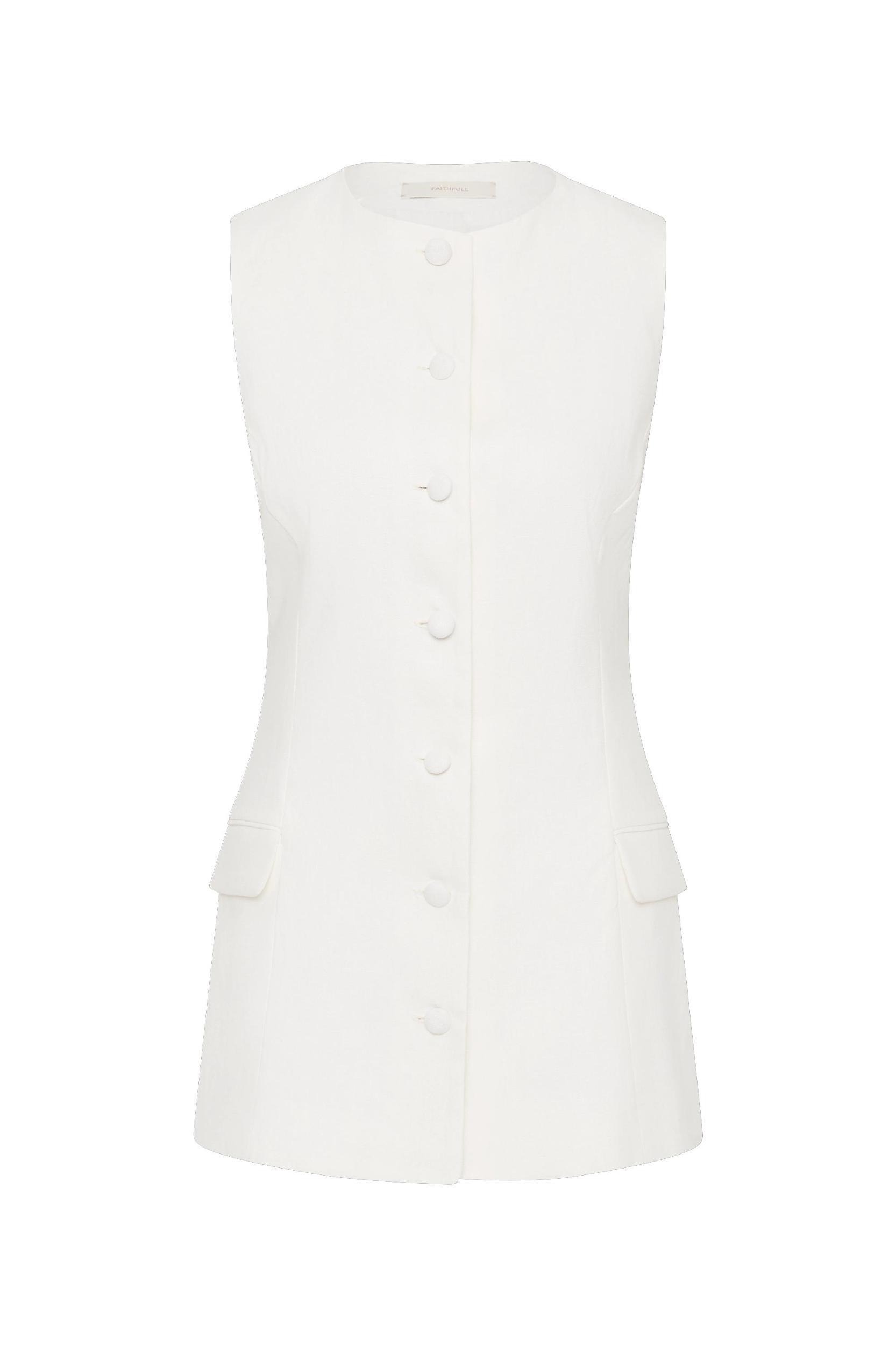 Jane Mini Skirt White Product Image