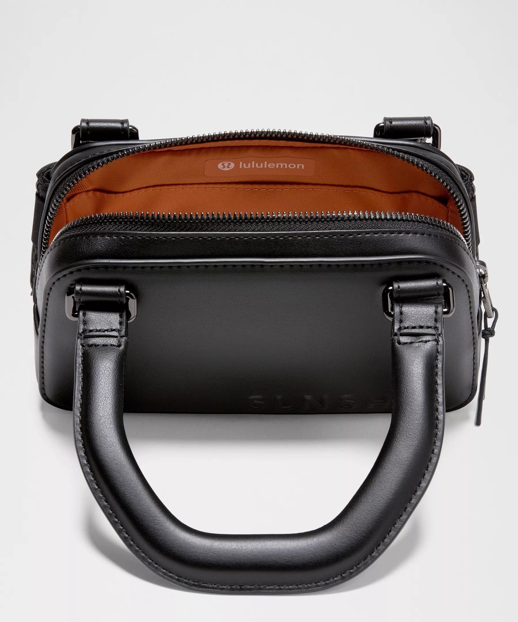 Leather Alternative Top-Handle Mini Belt Bag *SLNSH Collection Product Image