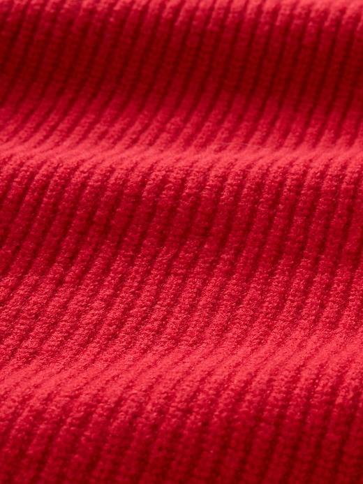 CashSoft Shaker-Stitch Mini Sweater Dress Product Image