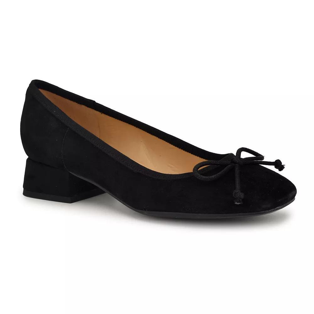 Nine West Saruh Women's Square Toe Slip-On Dress Pumps, Size: 6.5, Black Product Image