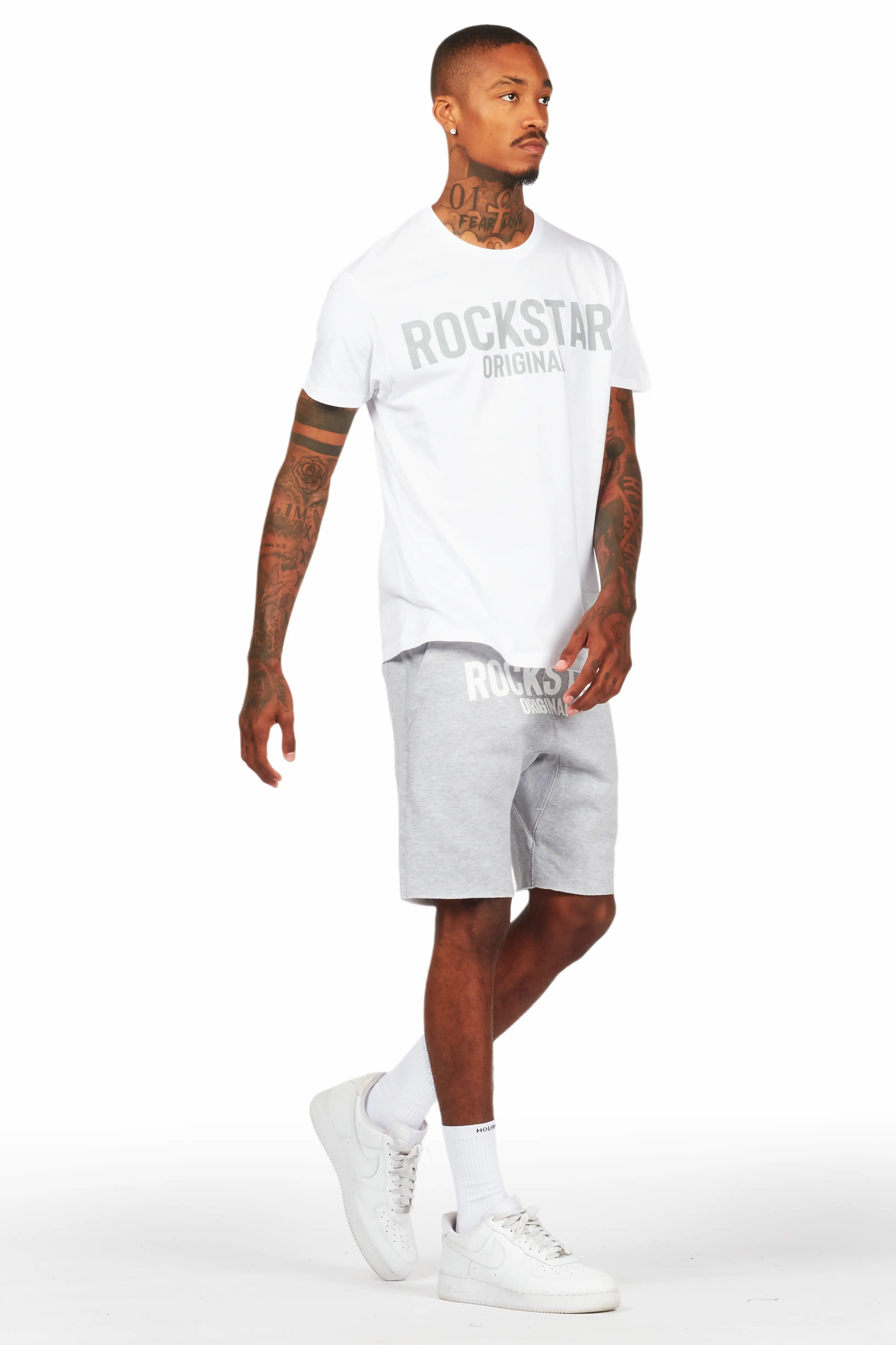 Sana Short Set-Heather Grey Male Product Image