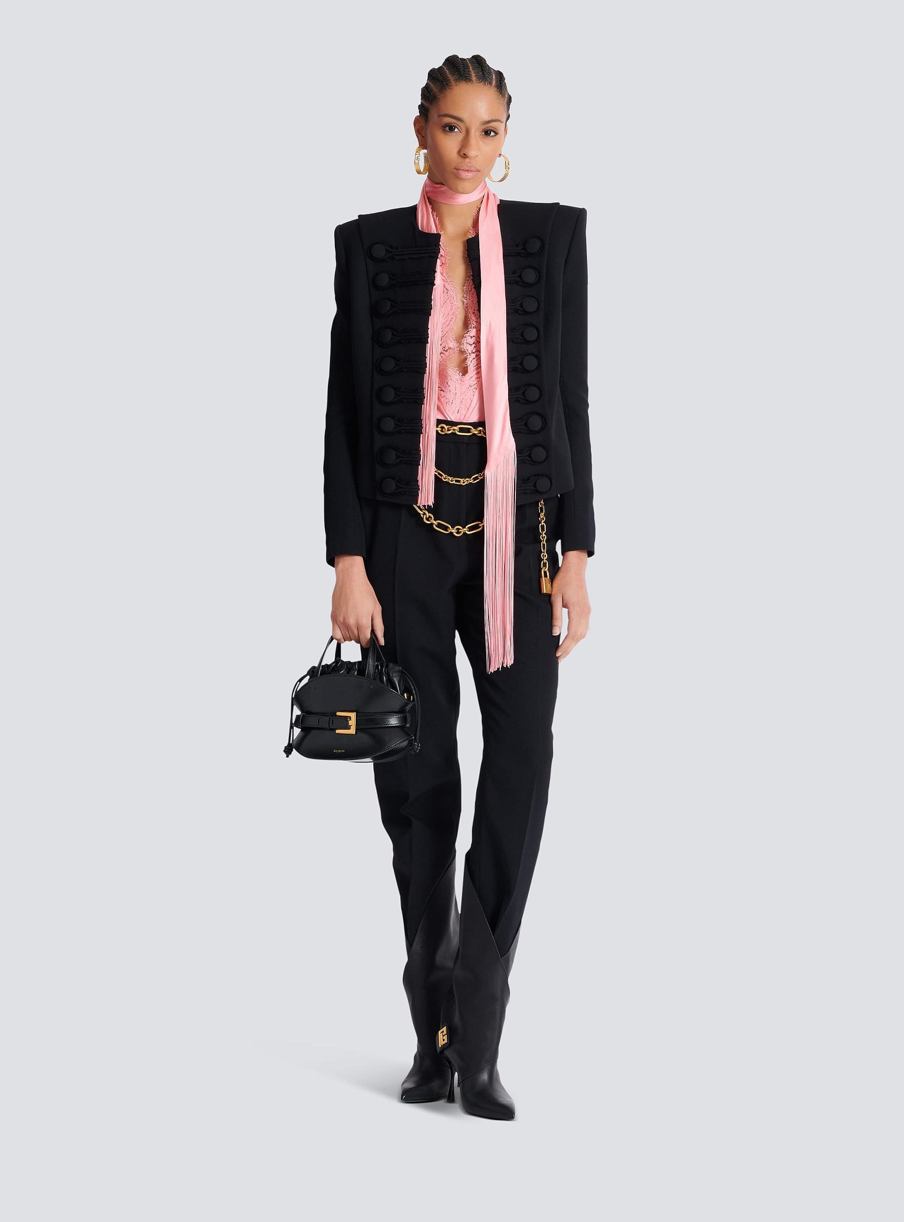 Grain de poudre edge-to-edge spencer jacket  Product Image
