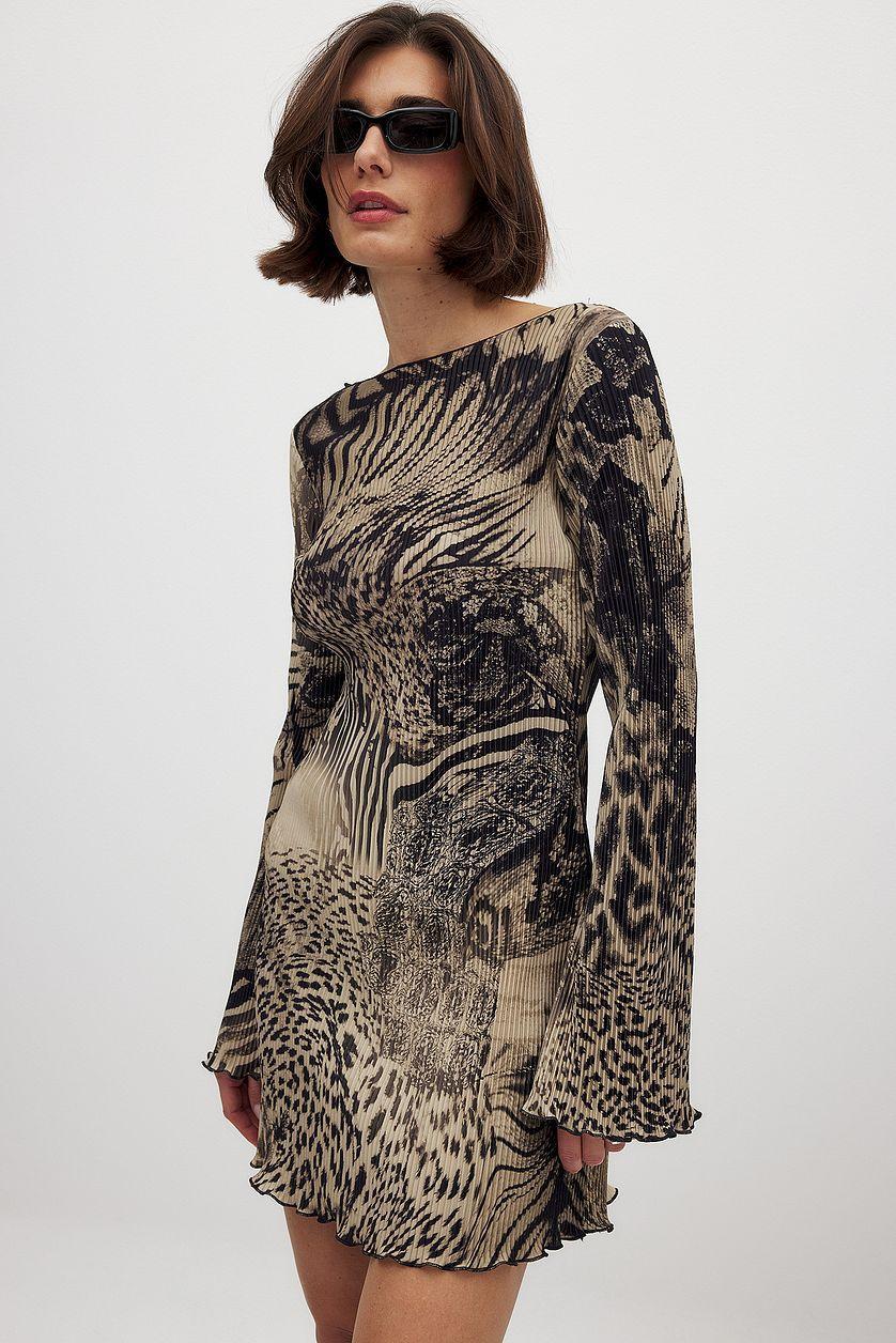 Pleated Mini Dress Product Image