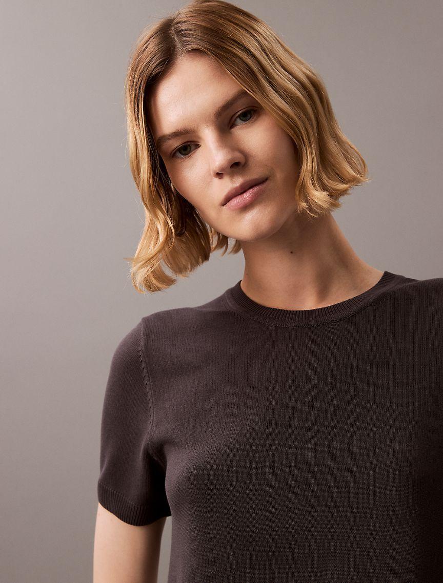 Fine Gauge Viscose Sweater Product Image
