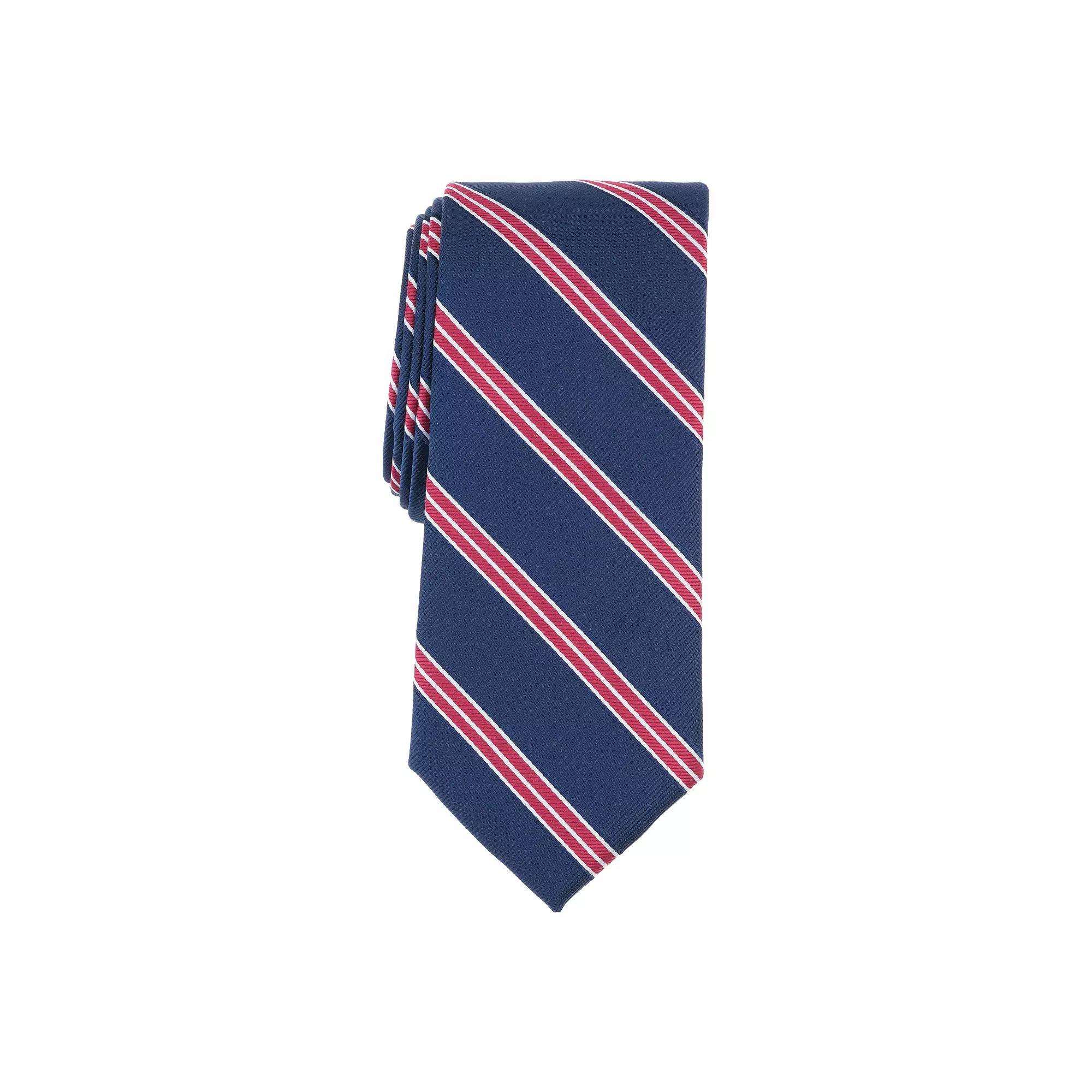 Men's Nautica Striped Tie, Red Bennetti Product Image