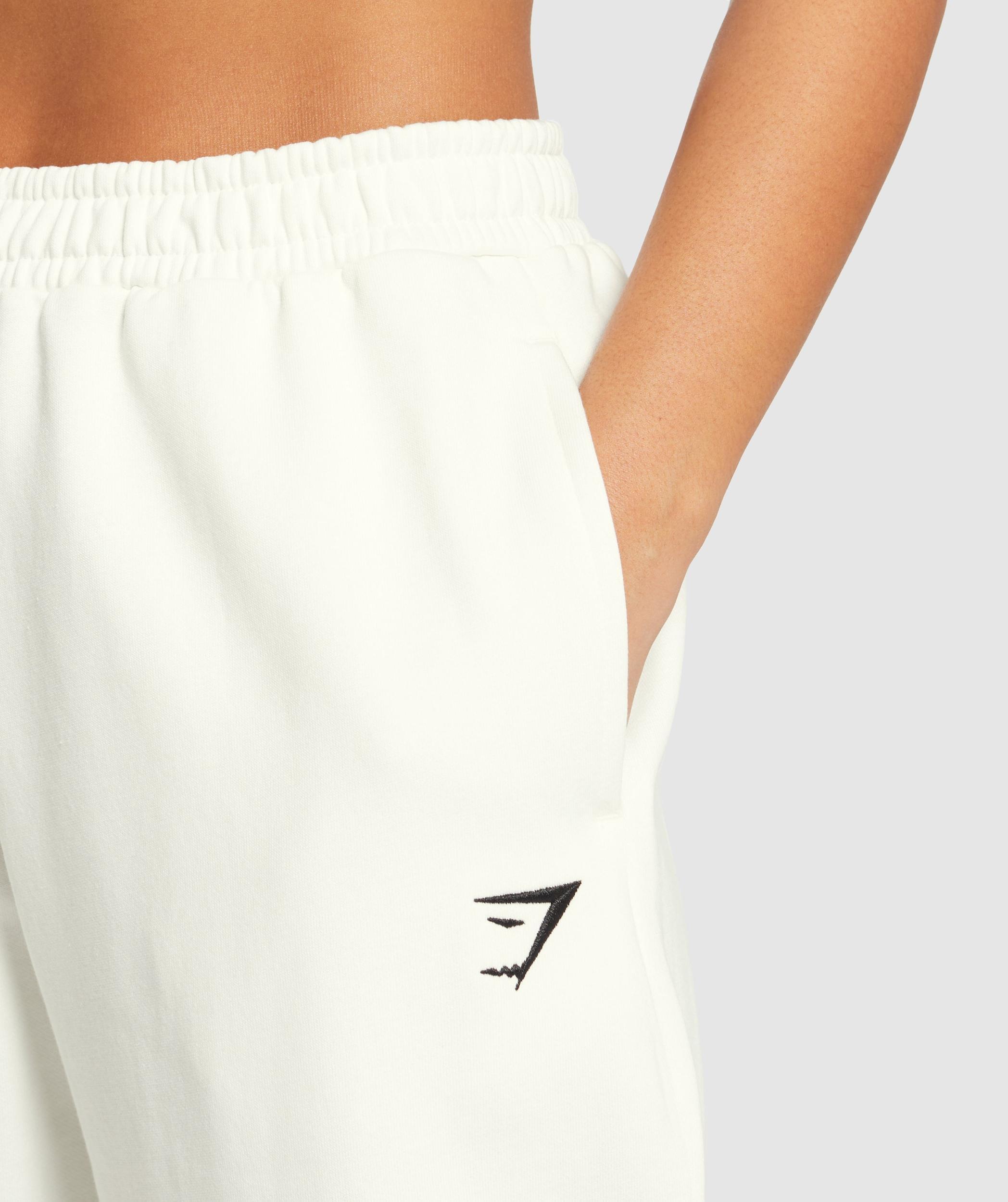 Gymshark Training Fleece Joggers - Soft White Female Product Image